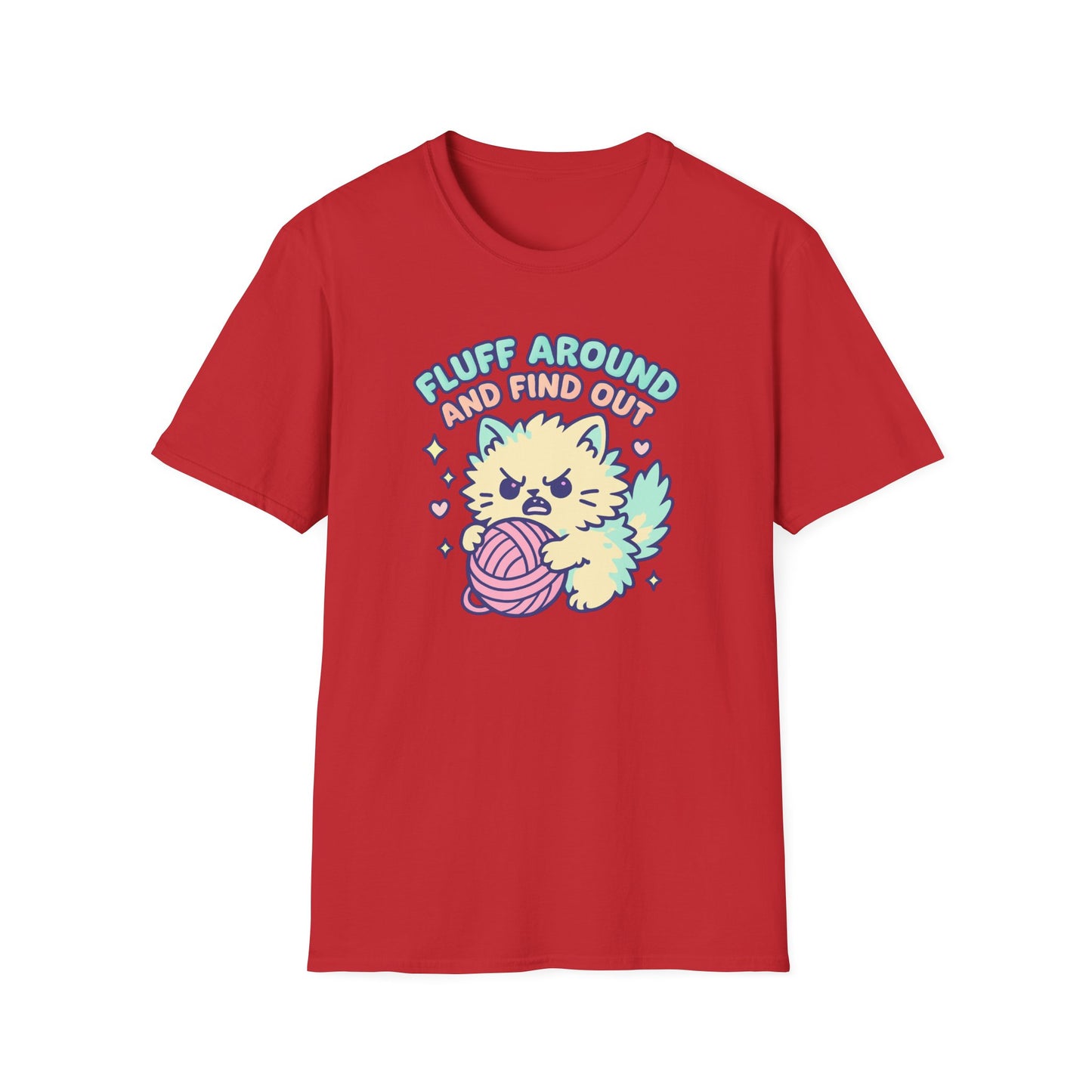 Cute Fluff Around cat T-shirt