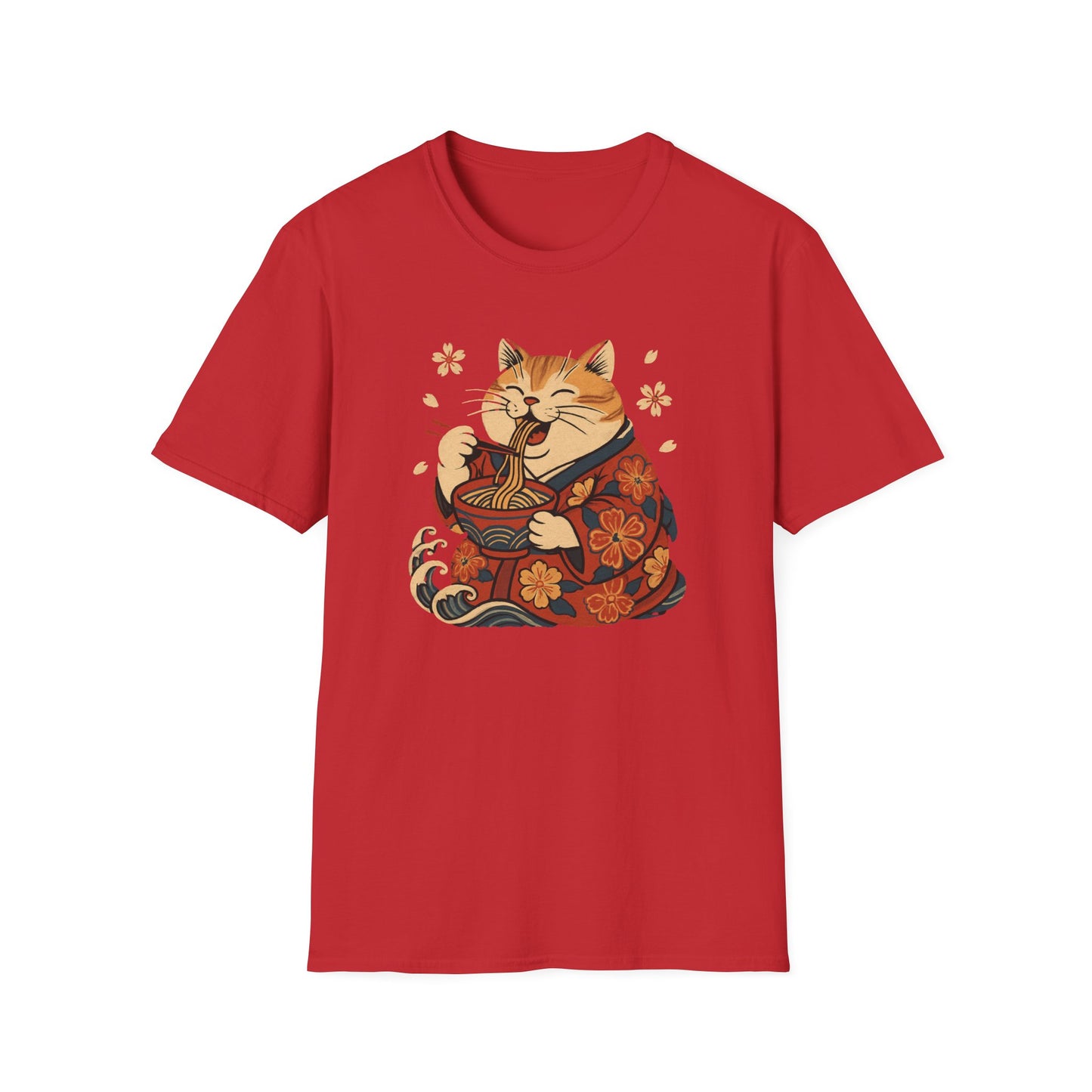 Fat Cat Ramen cat T-shirt