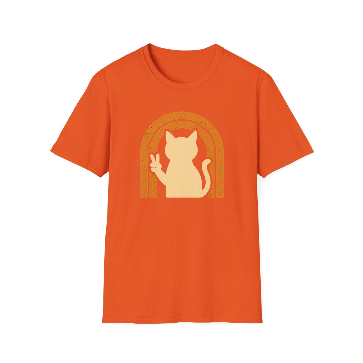 Peace cat T-shirt
