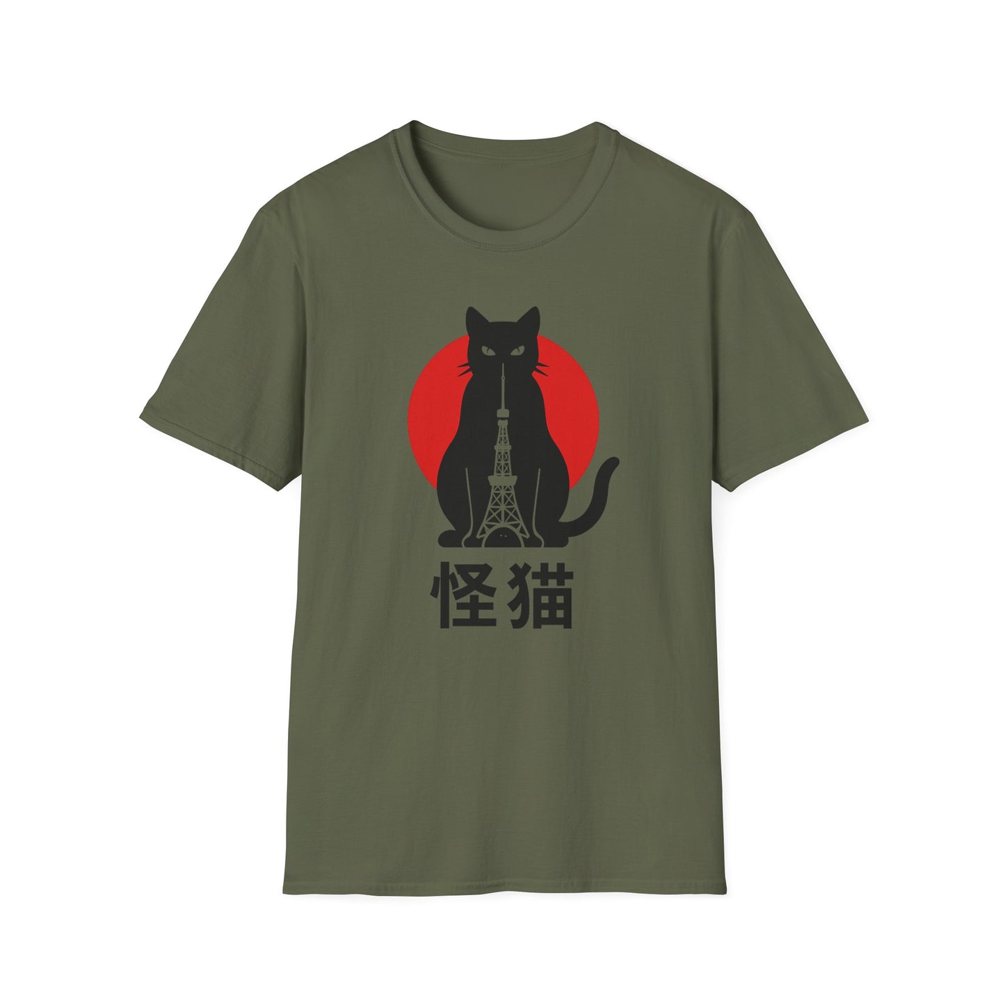 Japanese Monster cat T-shirt