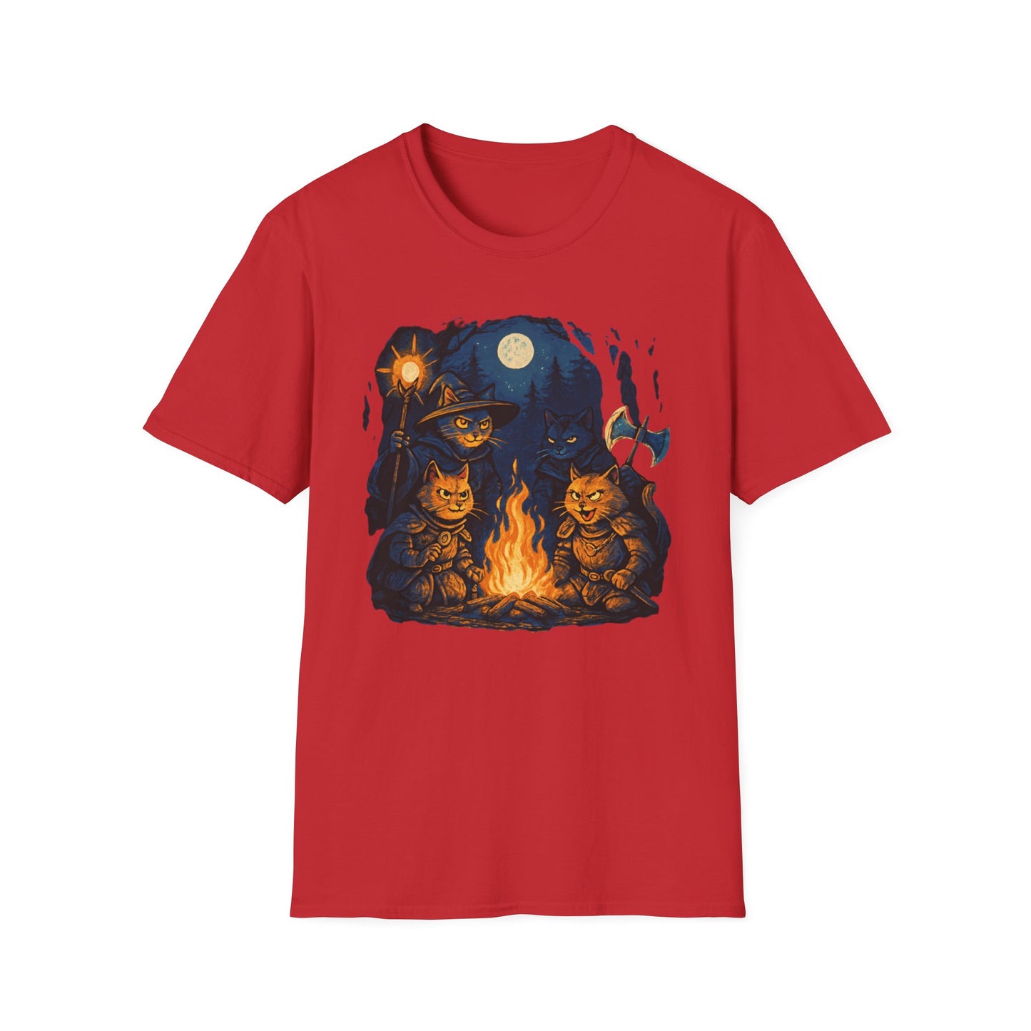 Cat DnD party 2 cat T-shirt