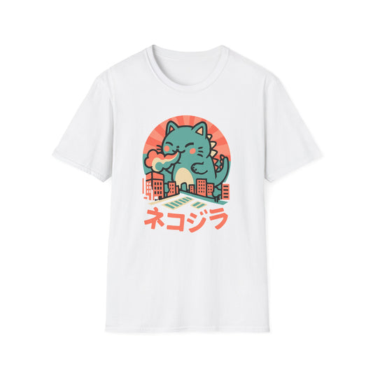Cute Kaiju cat T-shirt