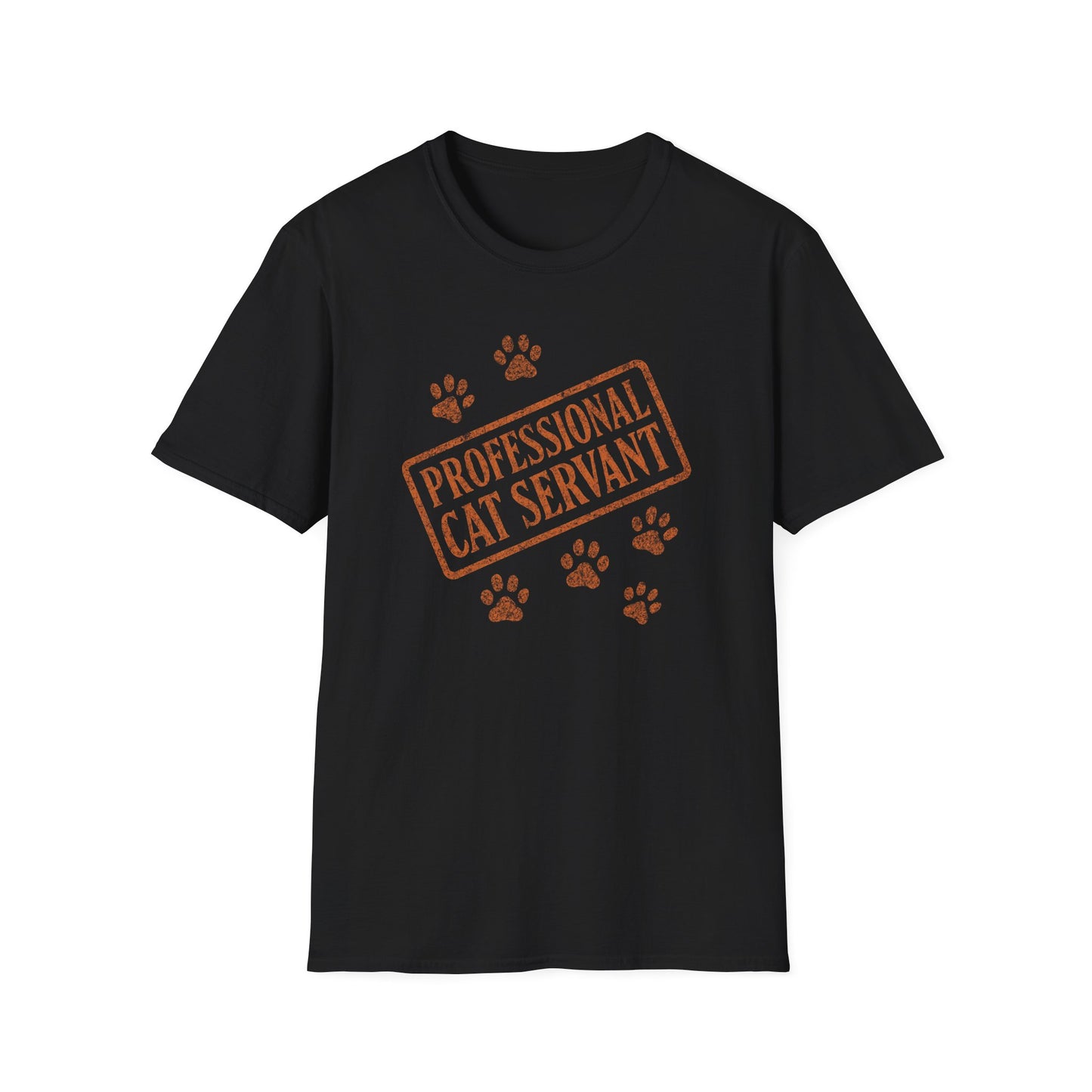 Professional cat servant T-shirt cat