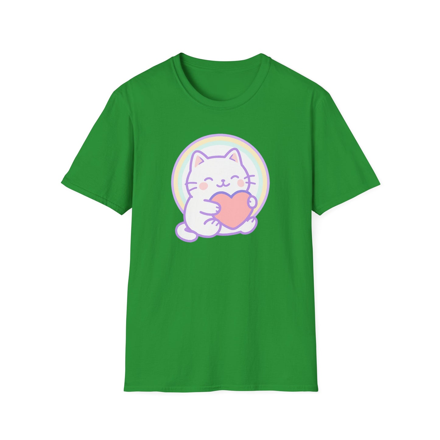 Cute heart cat T-shirt