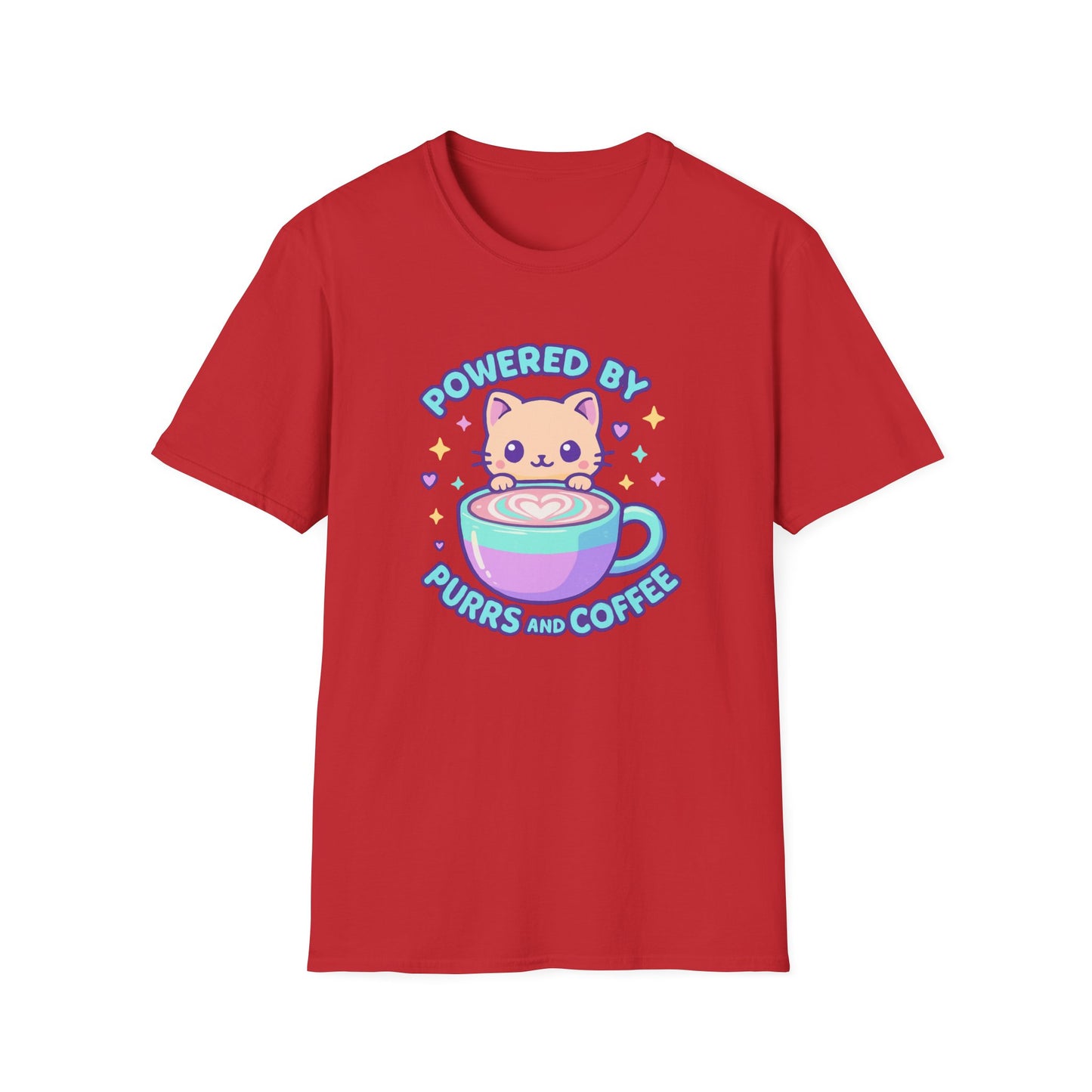 Cute purrs and coffee 2 cat T-shirt