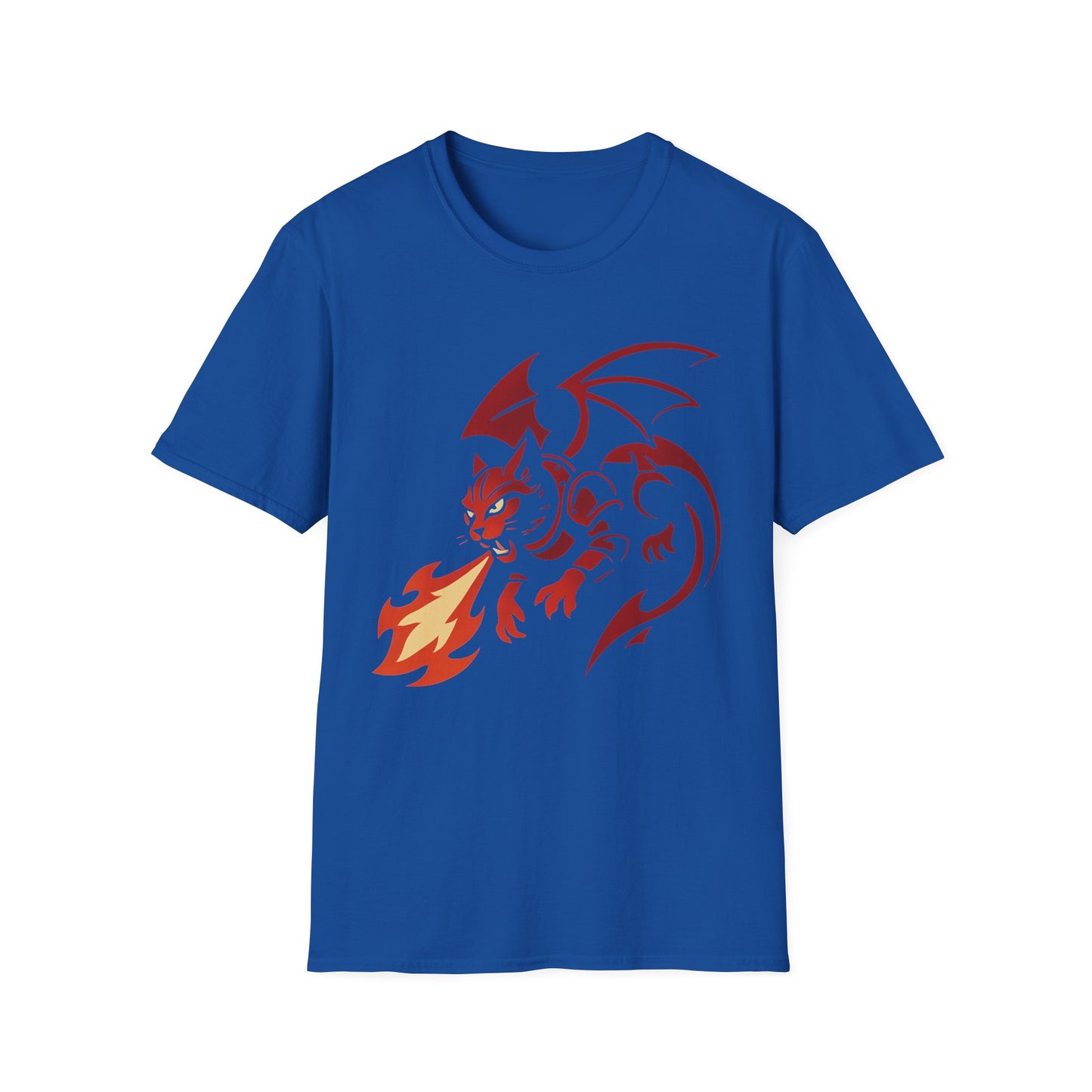 Dragon cat flame cat T-shirt