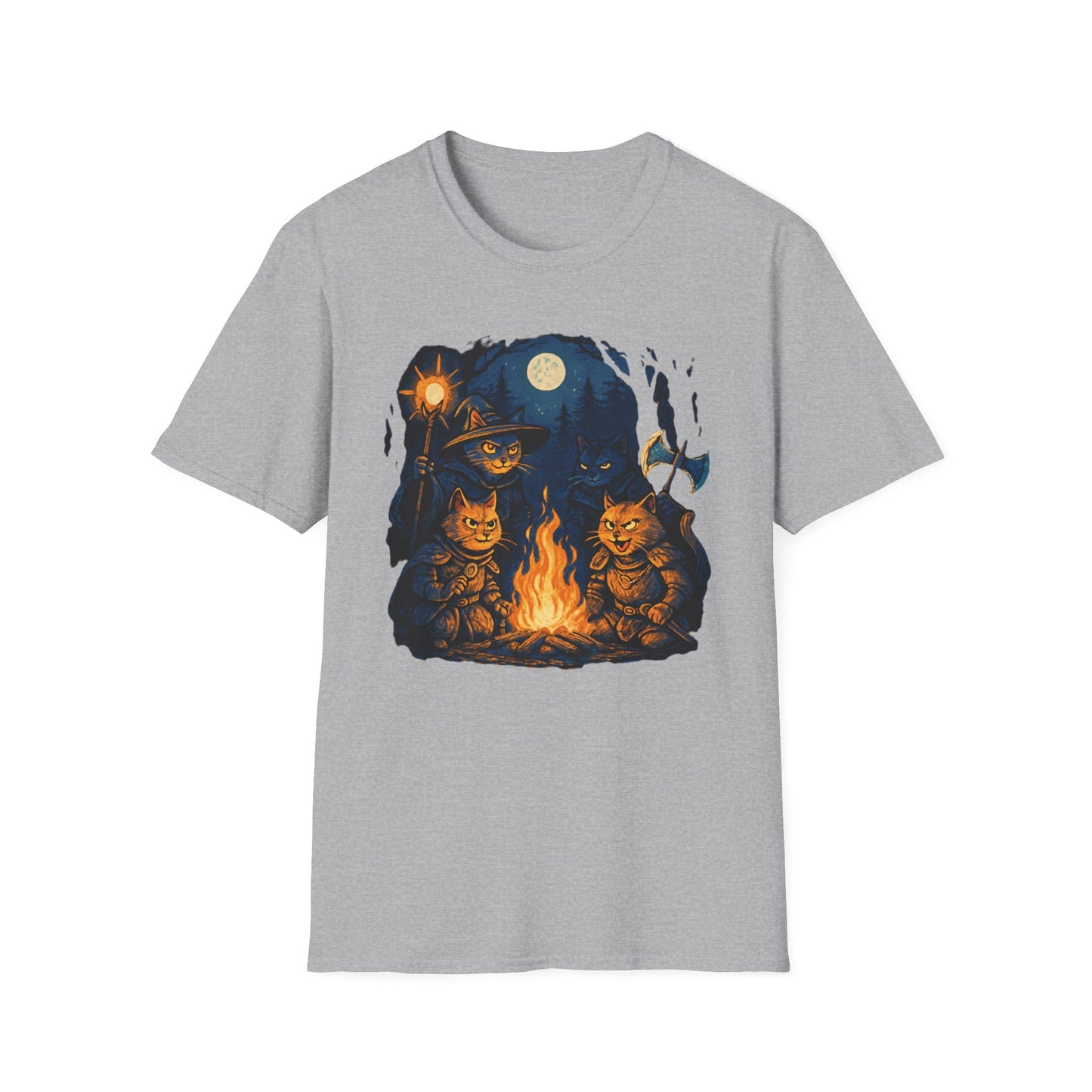 Cat DnD party 2 cat T-shirt