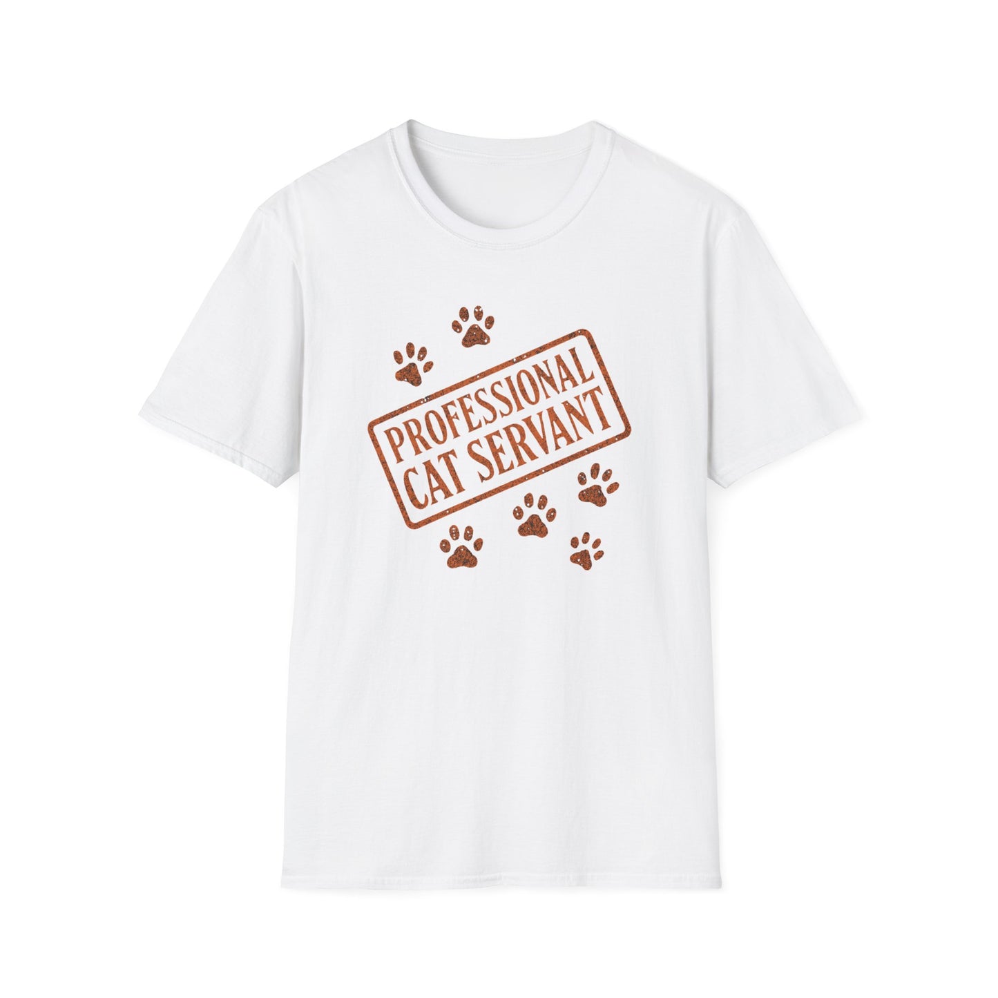 Professional cat servant T-shirt cat