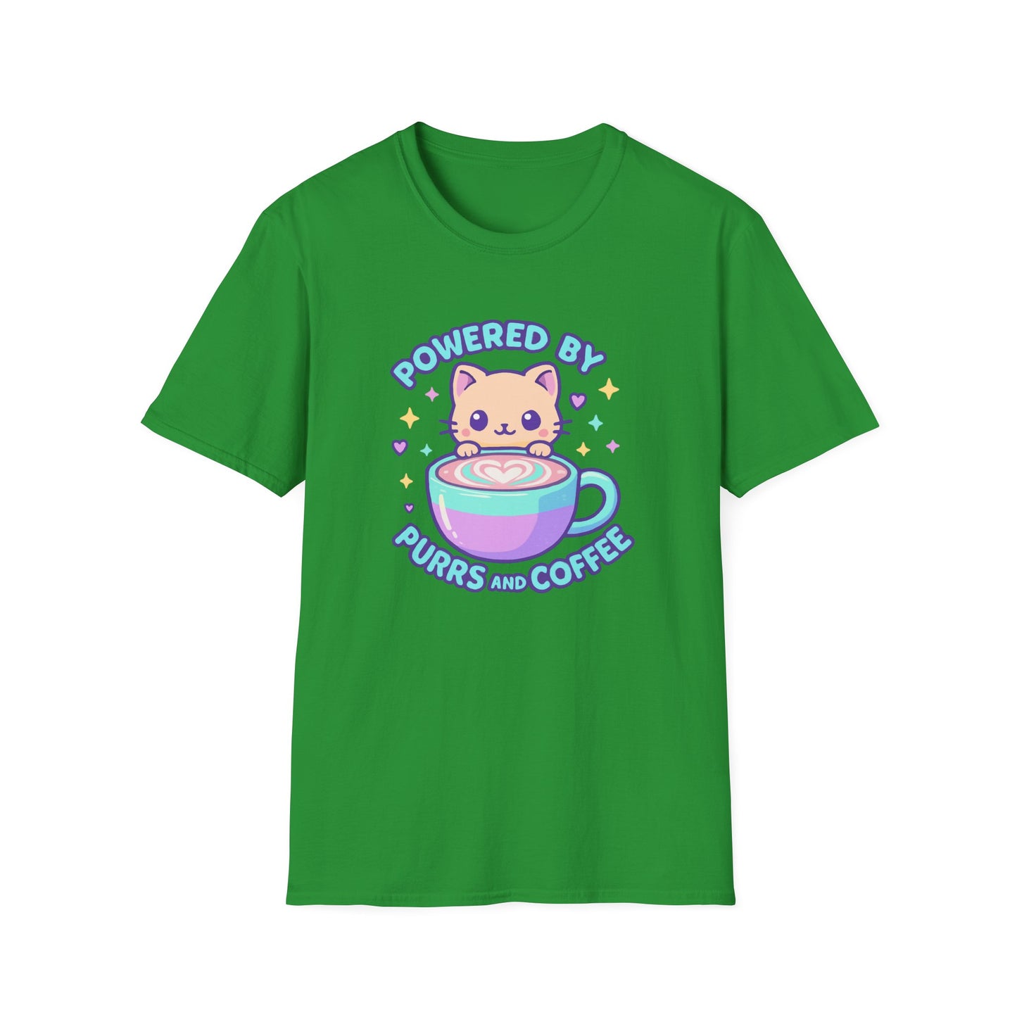 Cute purrs and coffee 2 cat T-shirt
