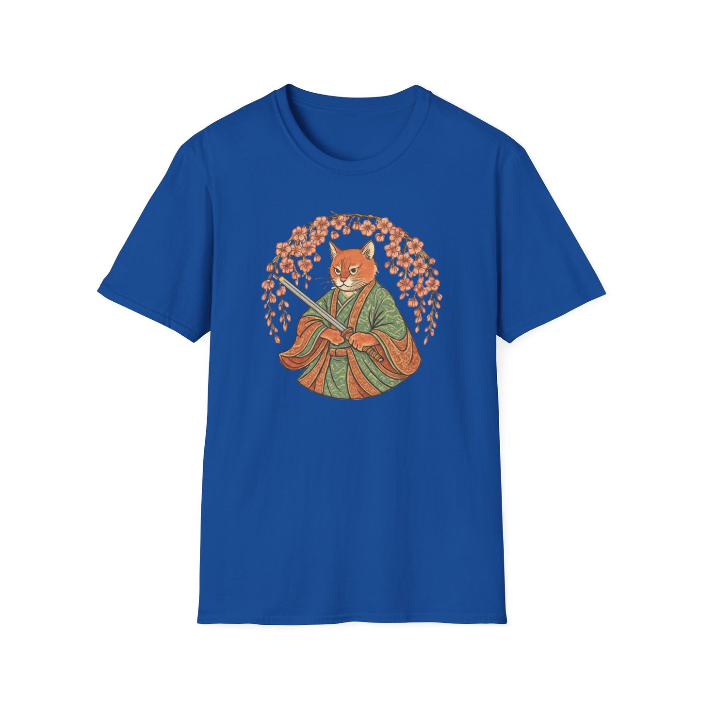 Bushido cat samurai cat T-shirt