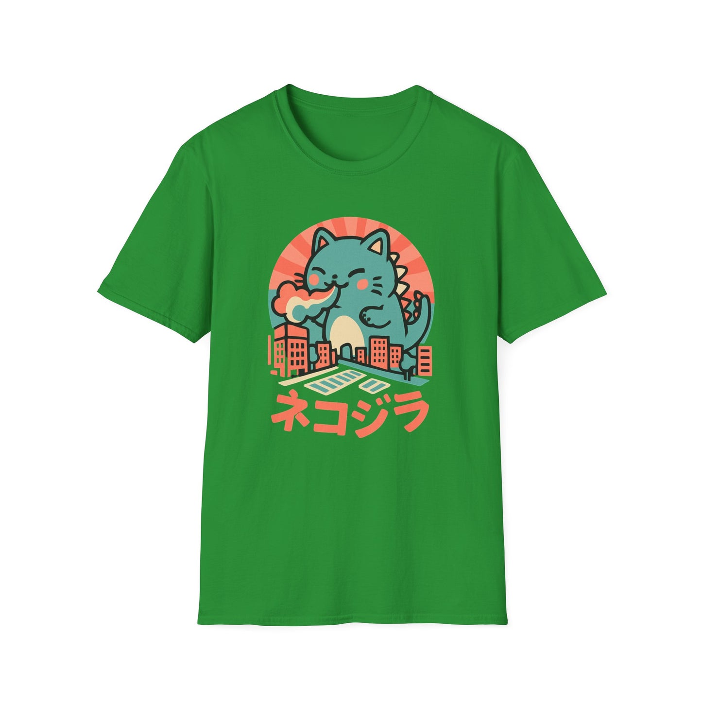 Cute Kaiju cat T-shirt