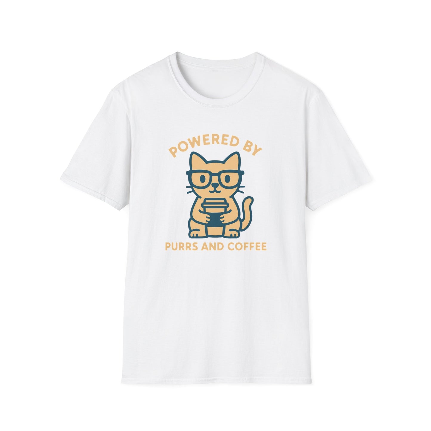 Powered by cat T-shirt