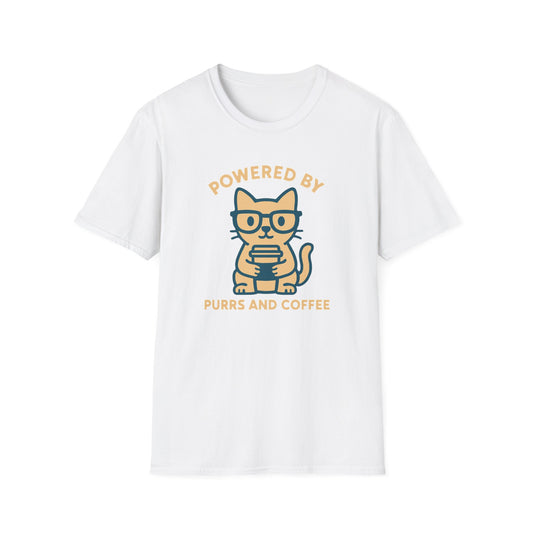 Powered by cat T-shirt