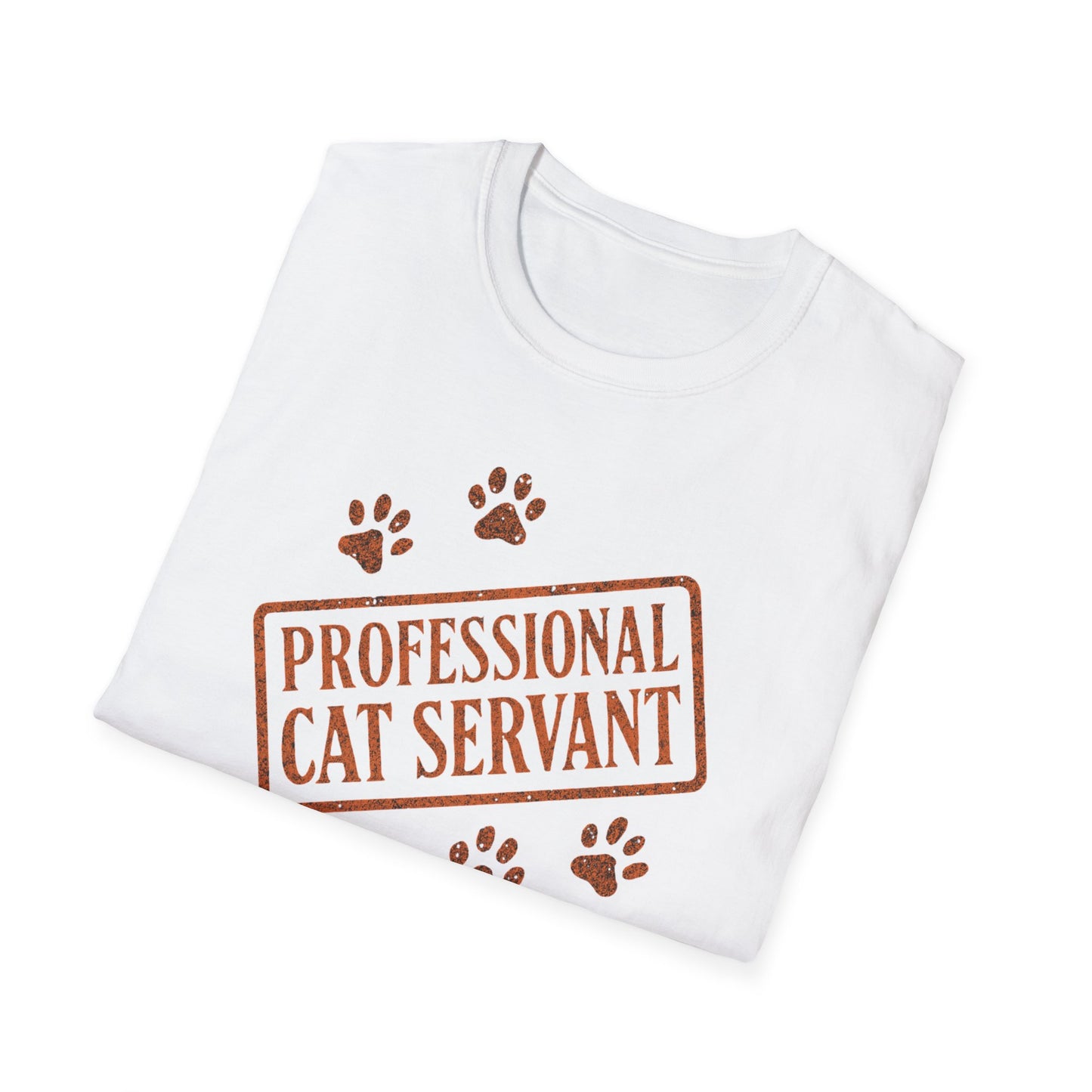 Professional cat servant T-shirt cat