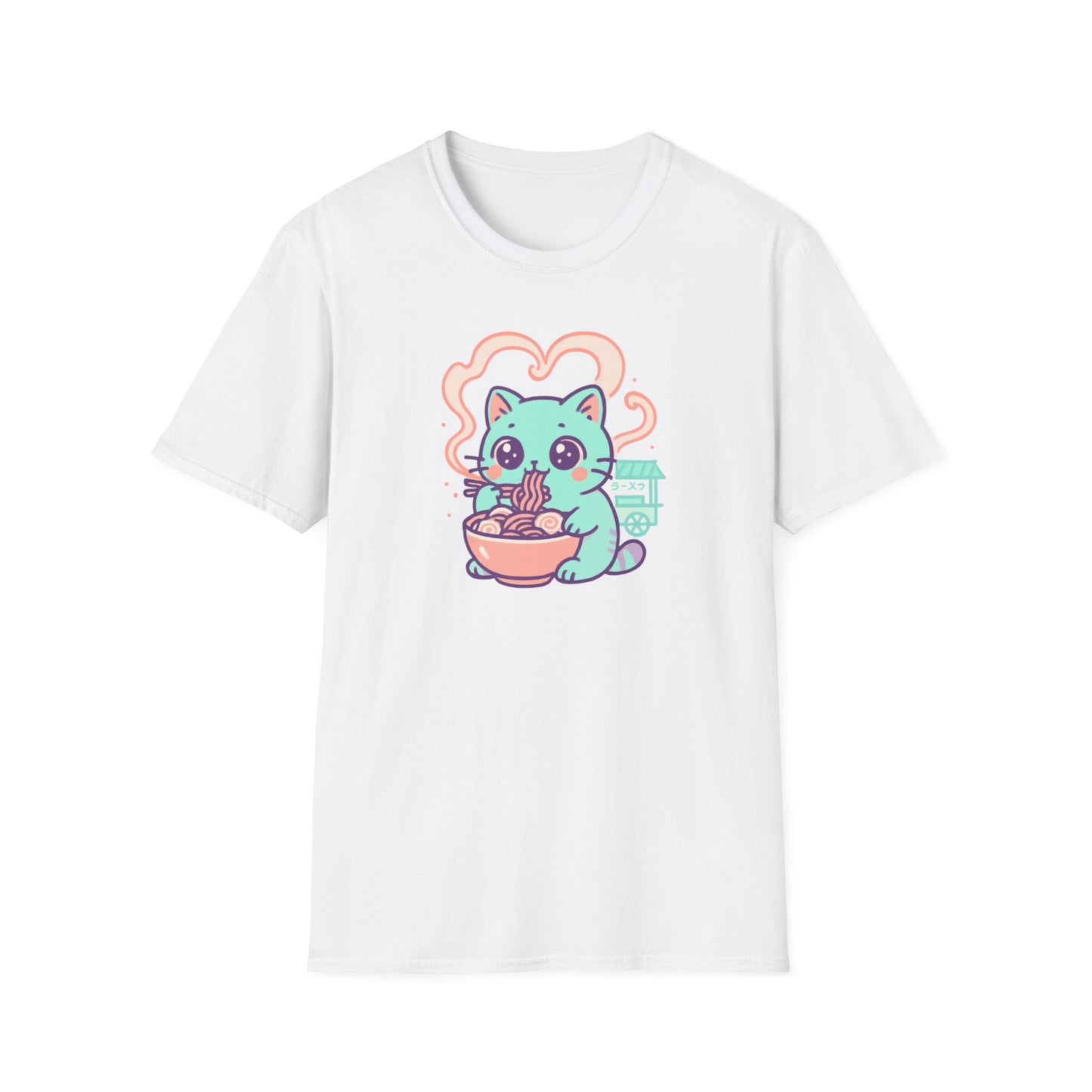 Cute cat ramen cat T-shirt