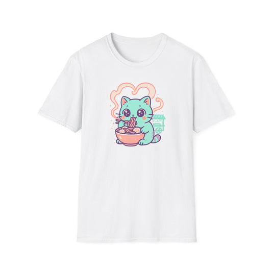 Cute cat ramen cat T-shirt