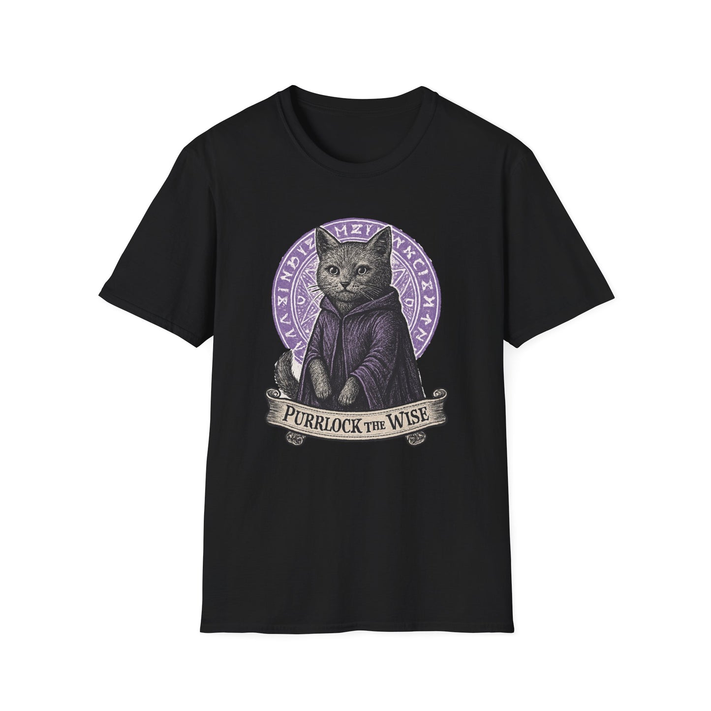 Purrlock cat T-shirt