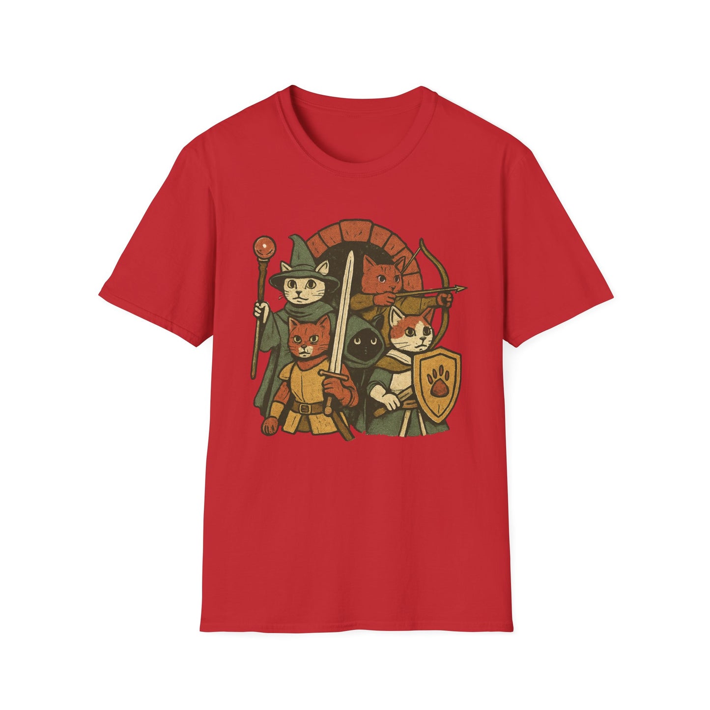 Cat DnD party cat T-shirt