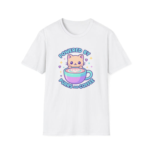 Cute purrs and coffee 2 cat T-shirt