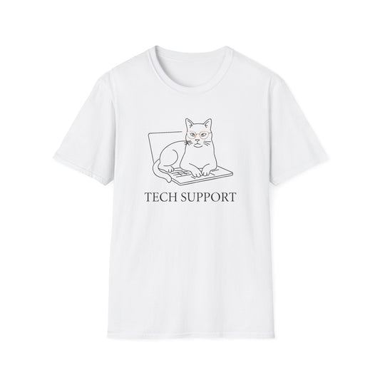 Tech Support 2 cat T-shirt