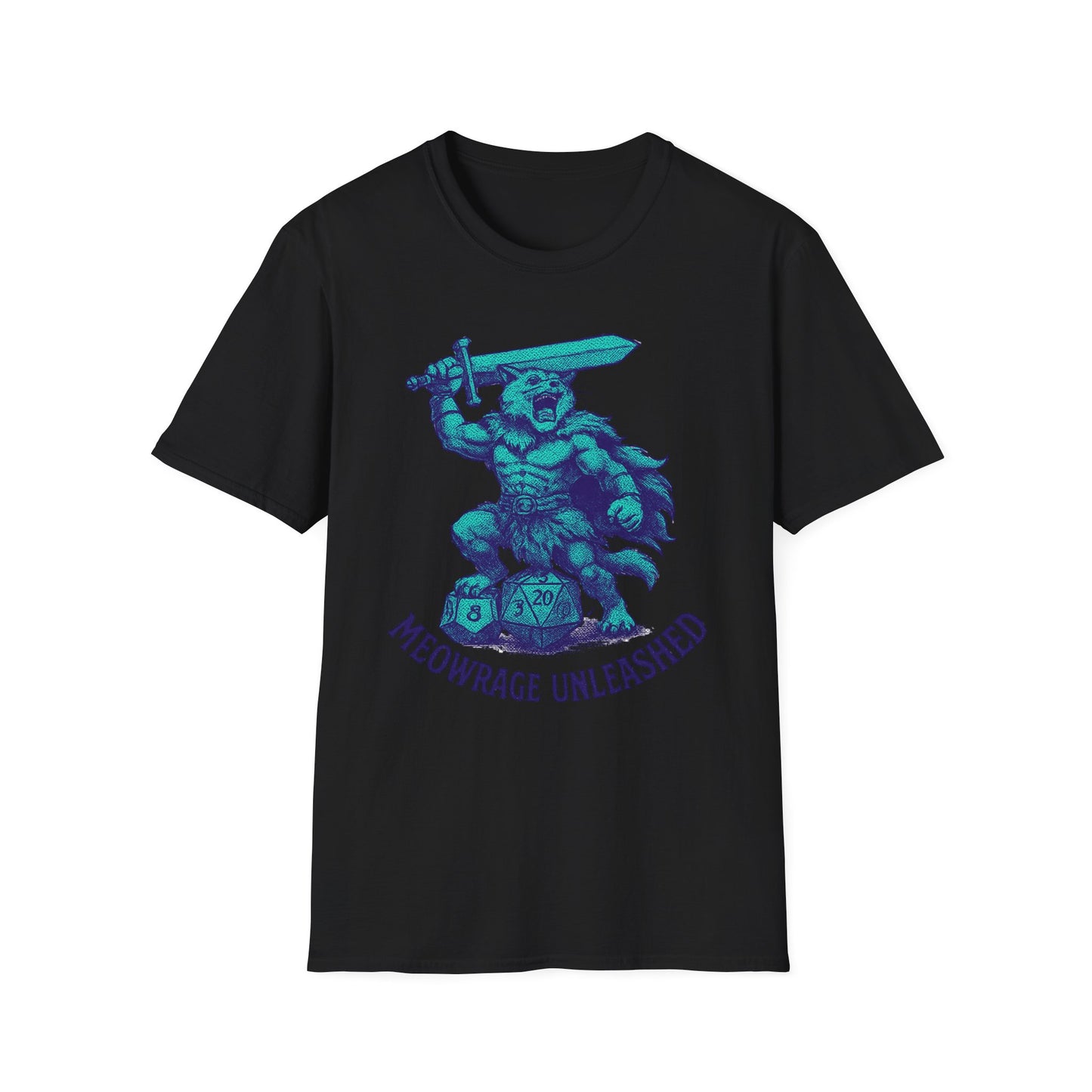 Meow Rage Unleashed cat T-shirt