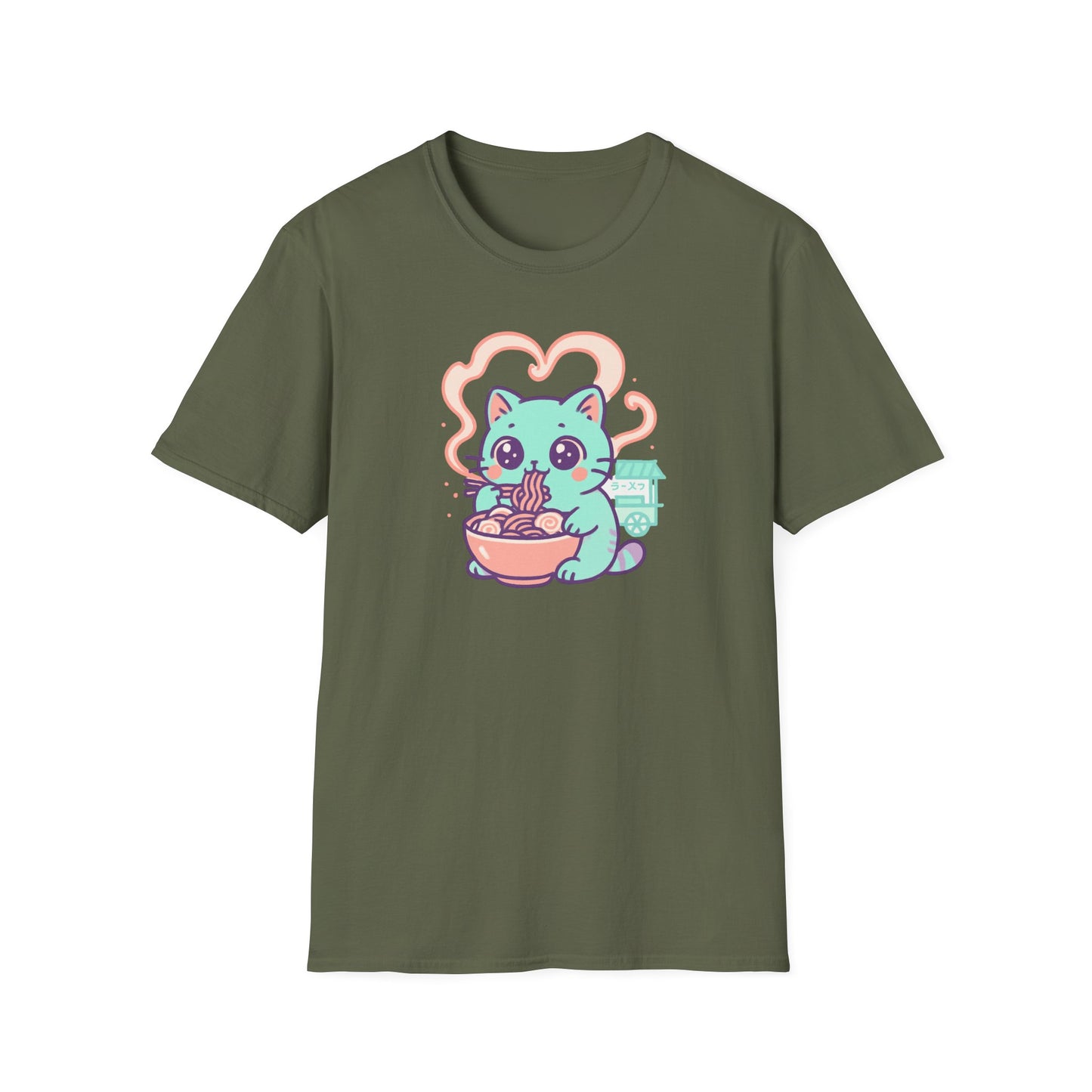 Cute cat ramen cat T-shirt