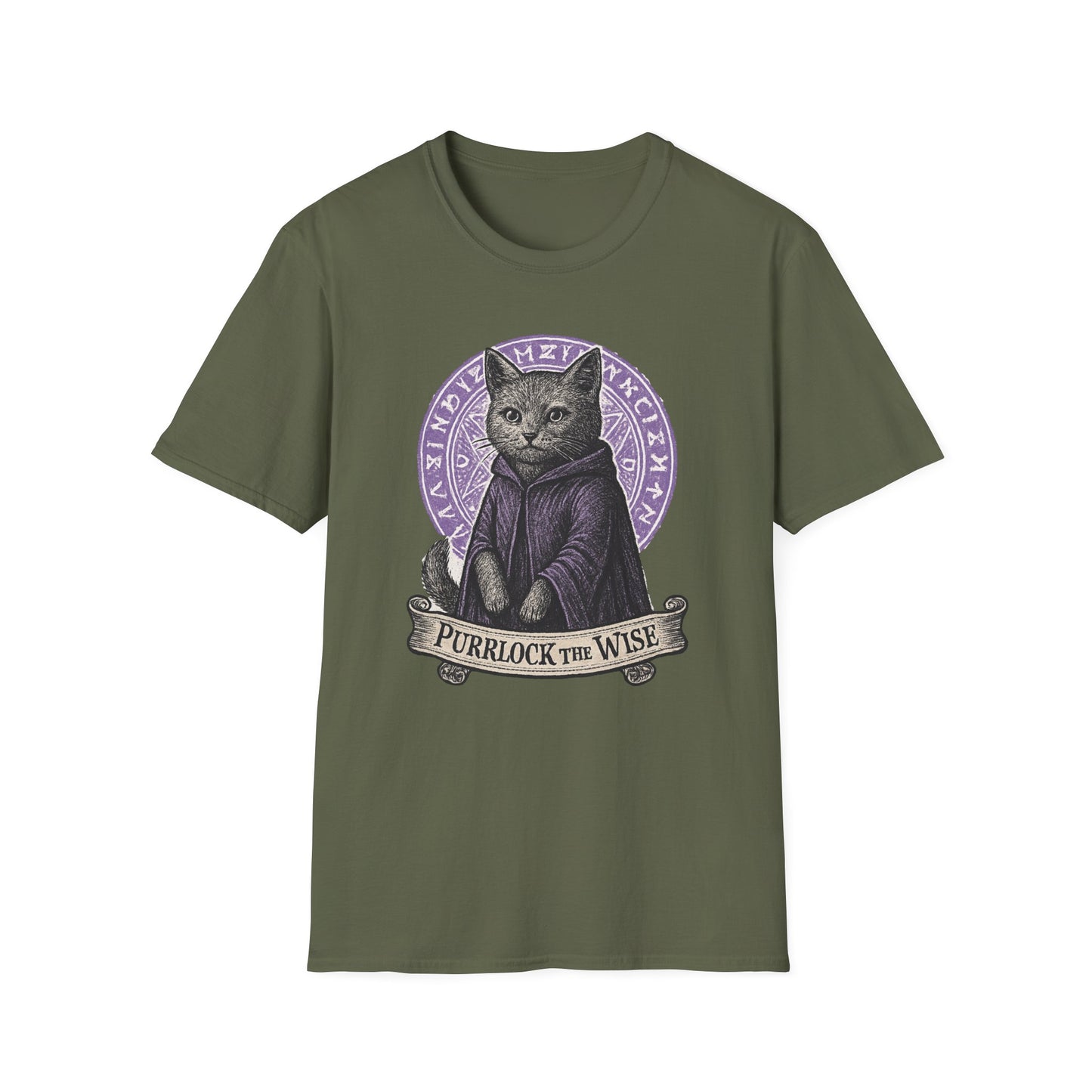 Purrlock cat T-shirt