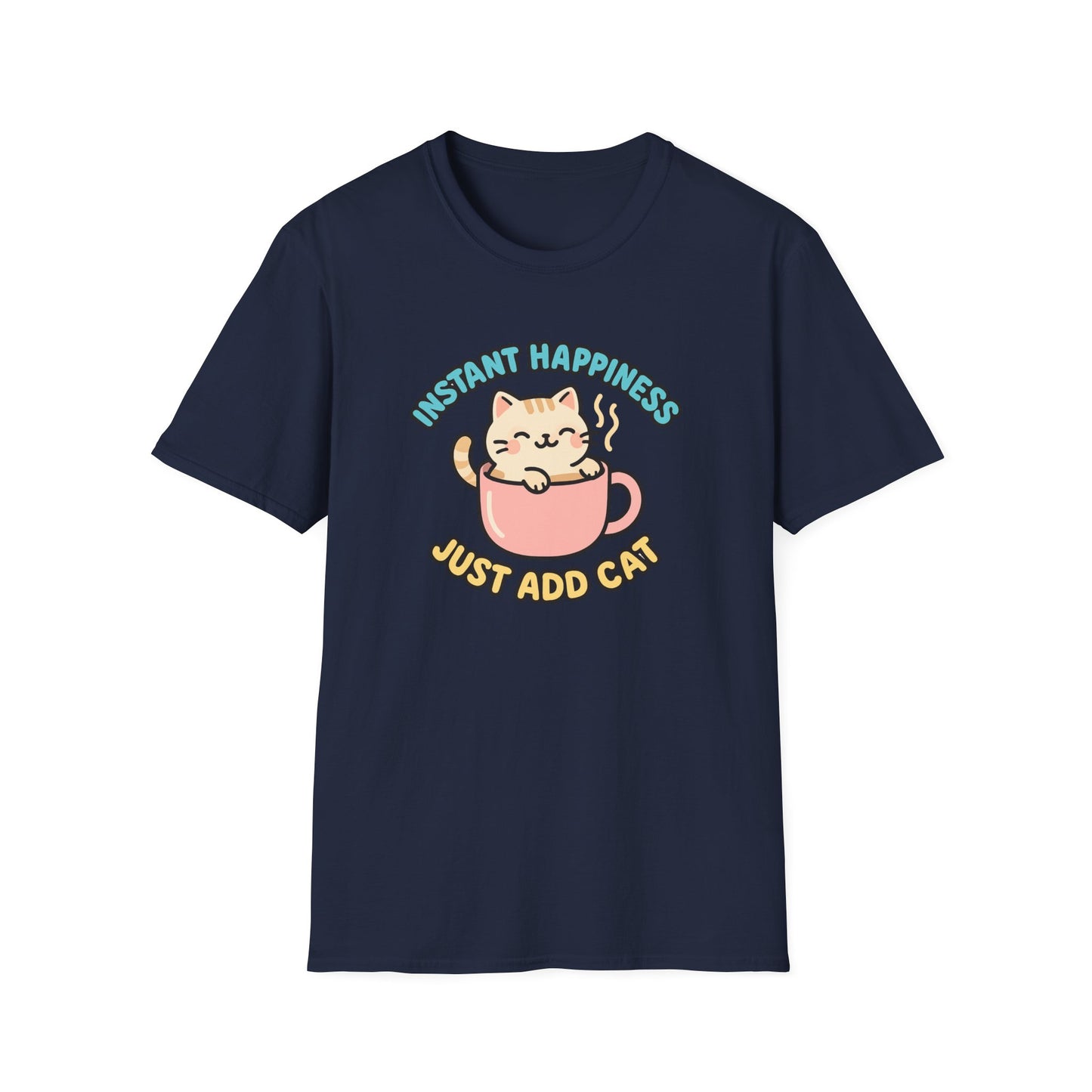 Instant happiness cat T-shirt