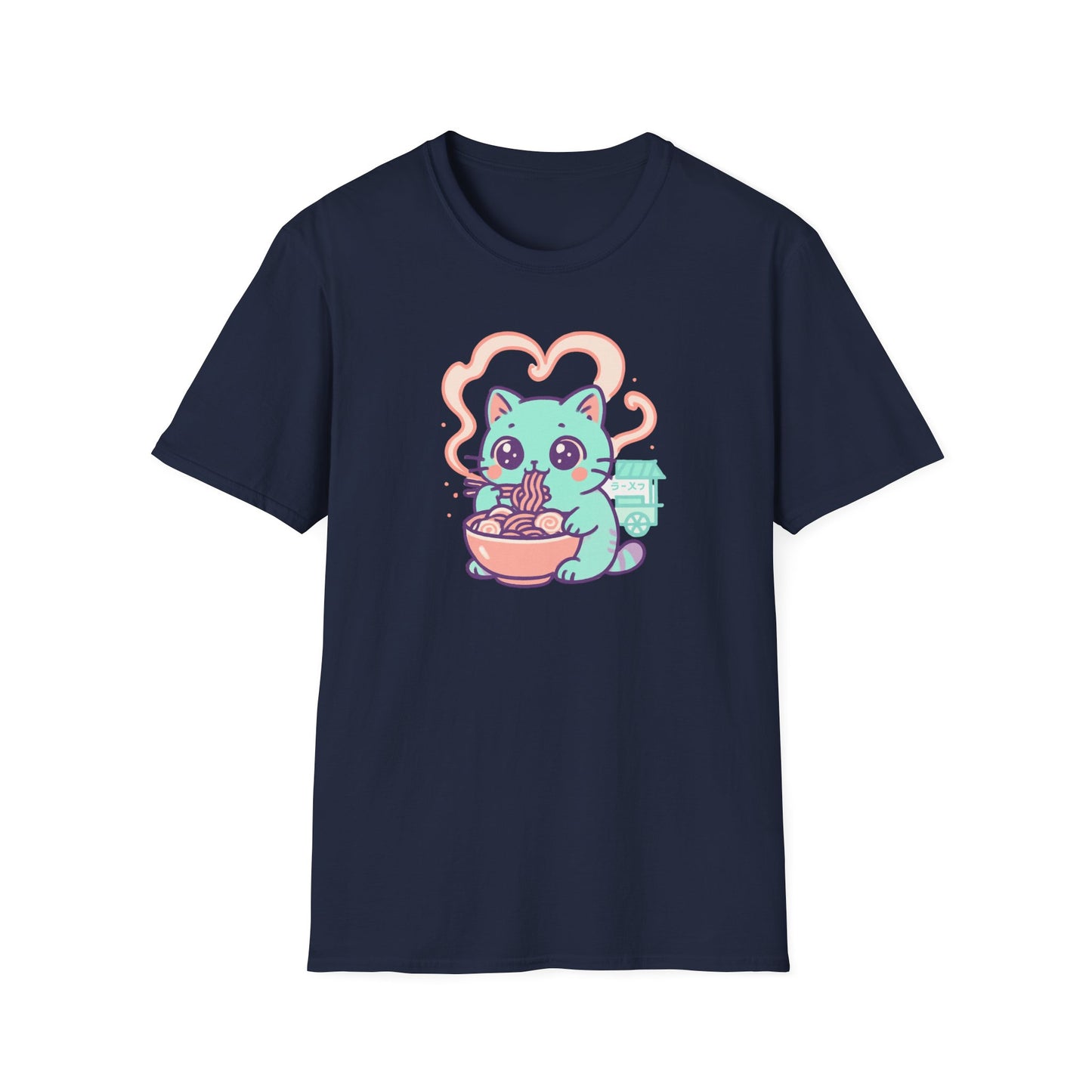 Cute cat ramen cat T-shirt