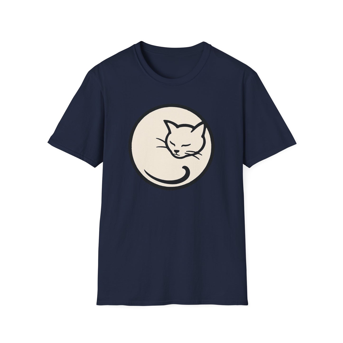 Curled Cat cat T-shirt