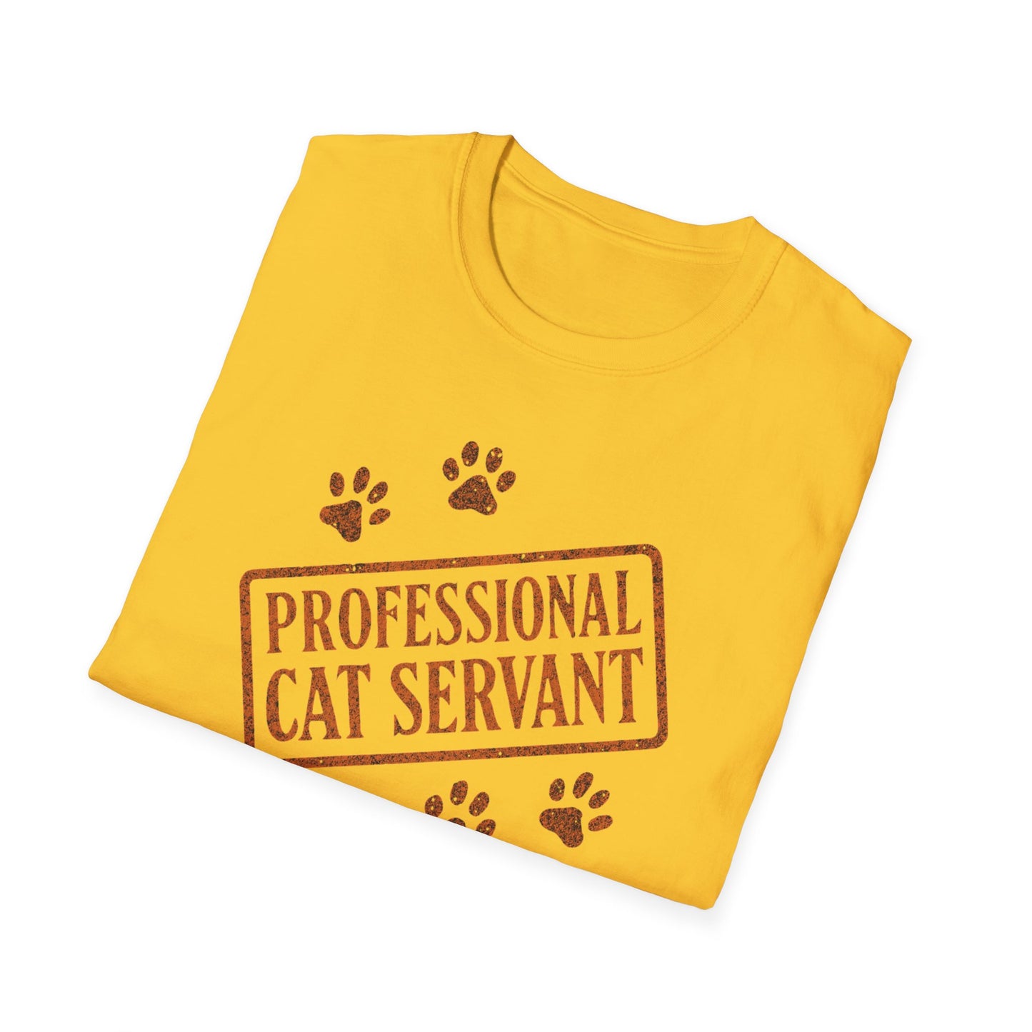 Professional cat servant T-shirt cat