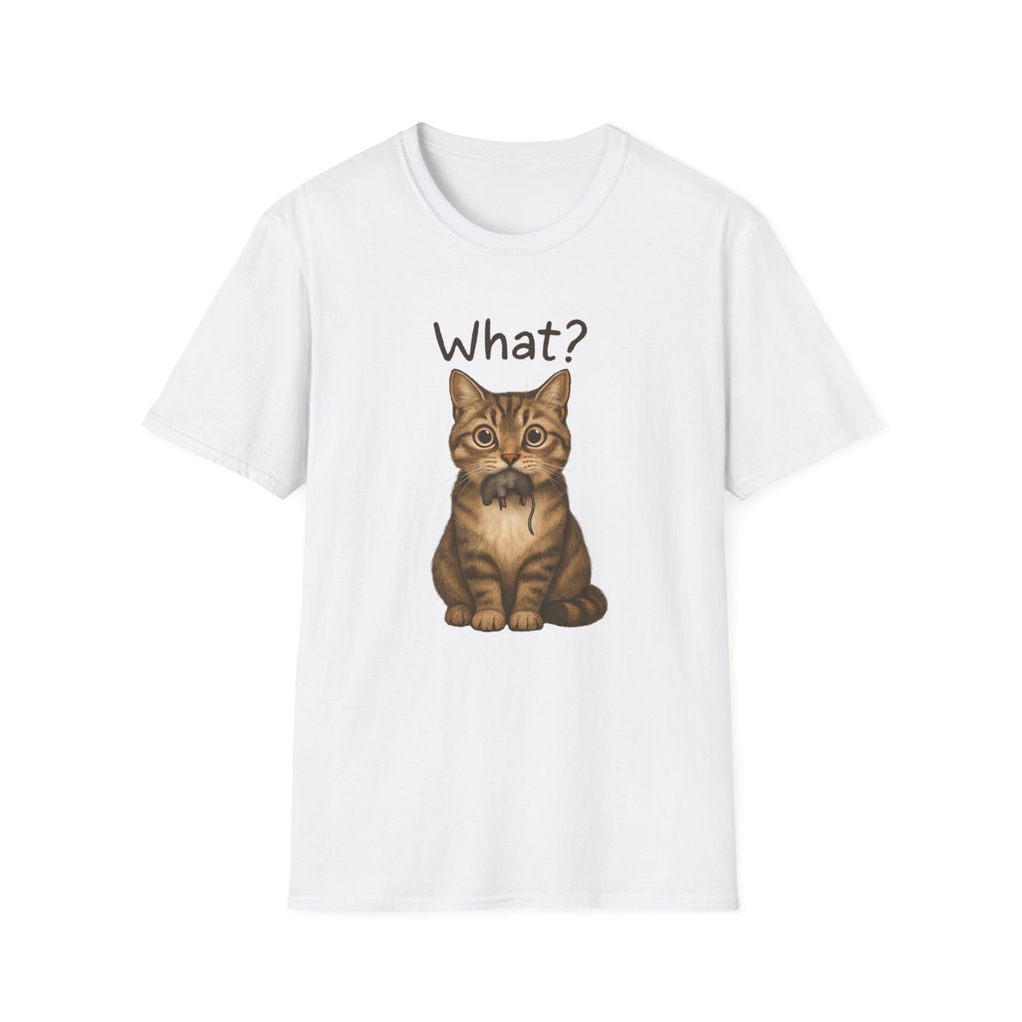 What? mouse cat T-shirt