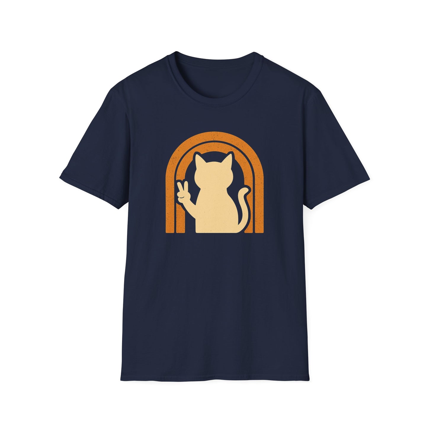 Peace cat T-shirt