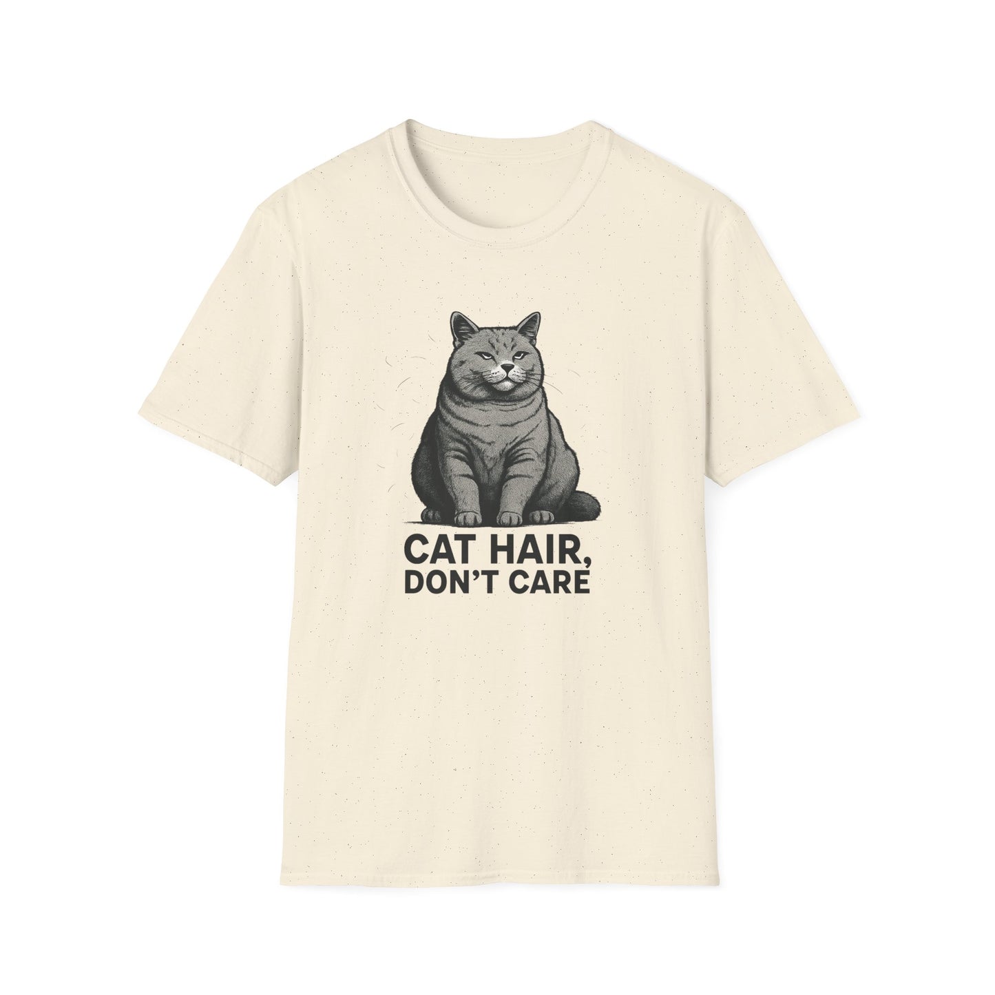 Cat Hair, Don't Care 2 cat T-shirt