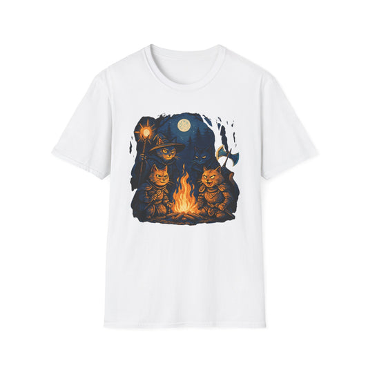 Cat DnD party 2 cat T-shirt