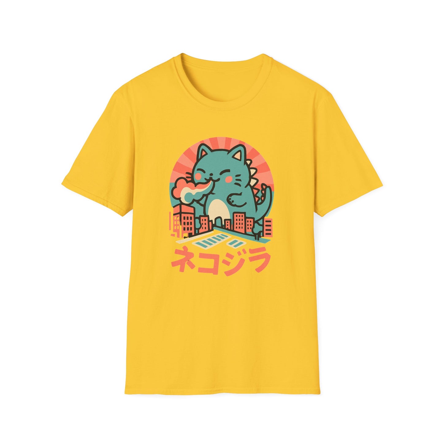 Cute Kaiju cat T-shirt