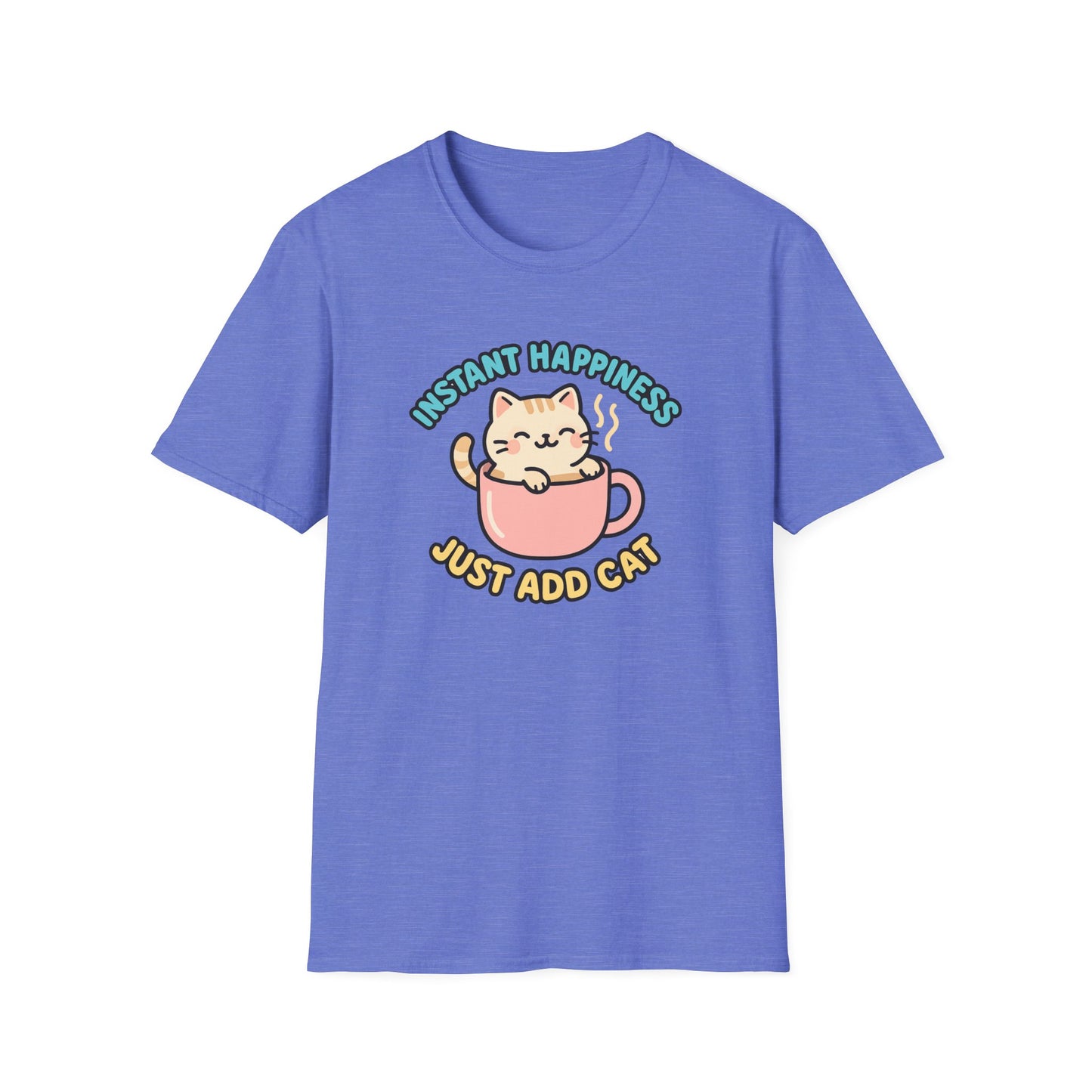Instant happiness cat T-shirt