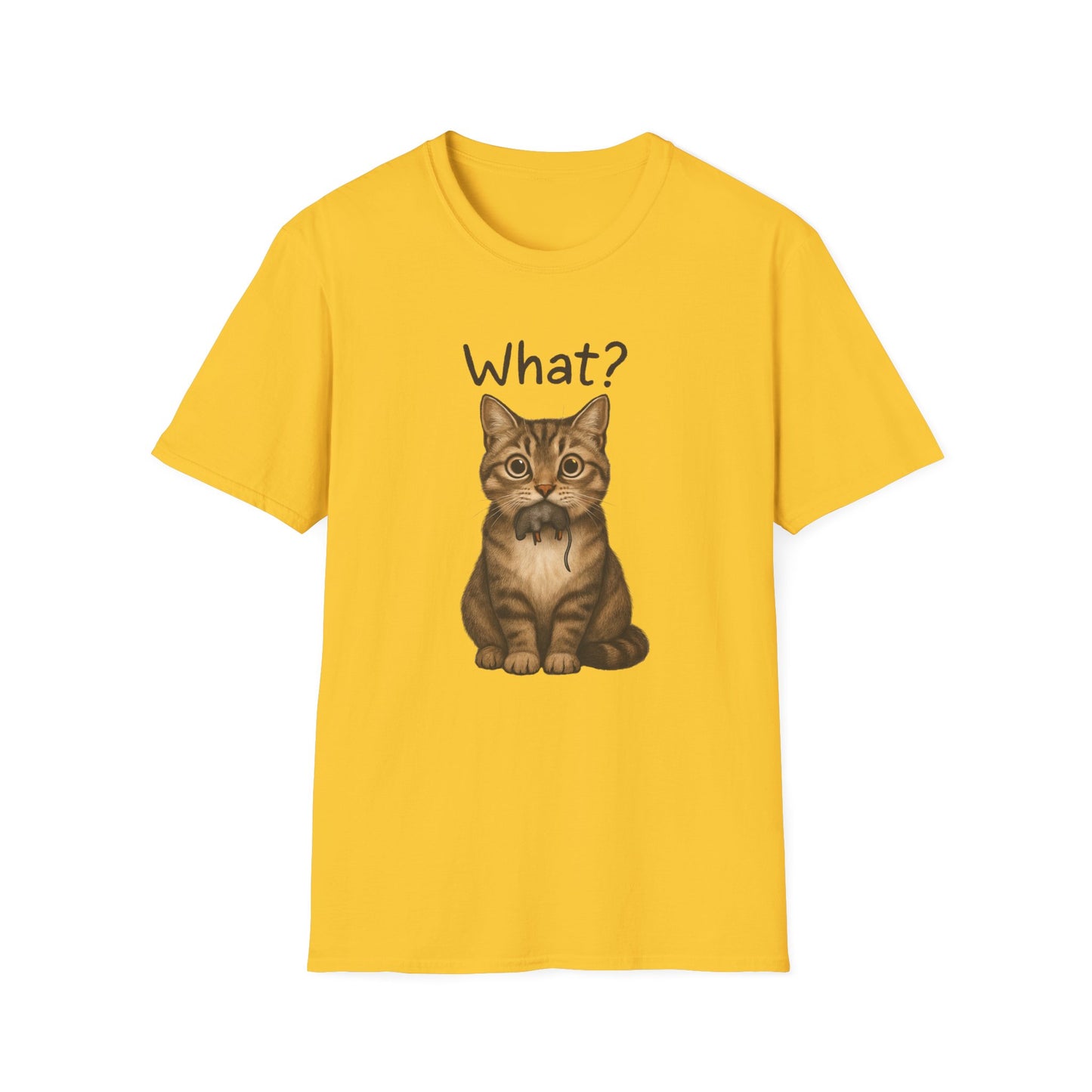 What? mouse cat T-shirt