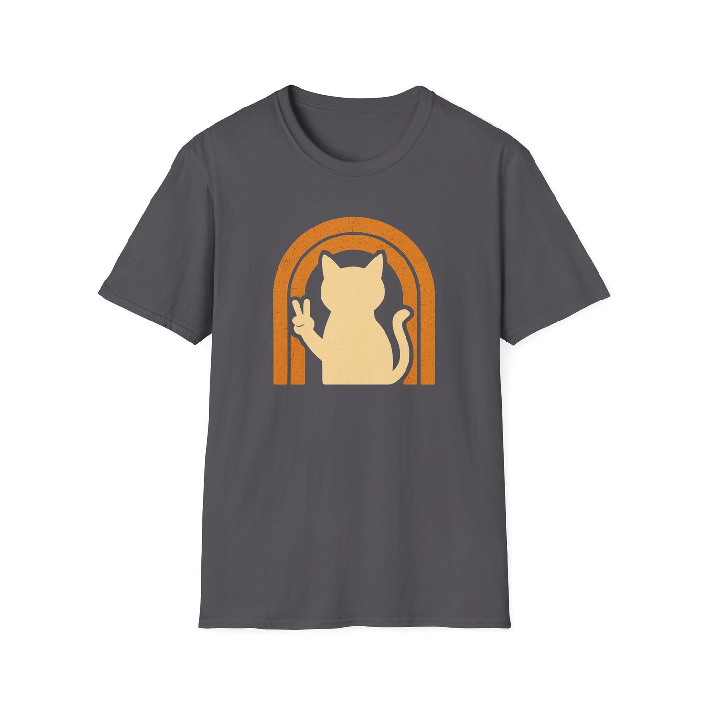 Peace cat T-shirt
