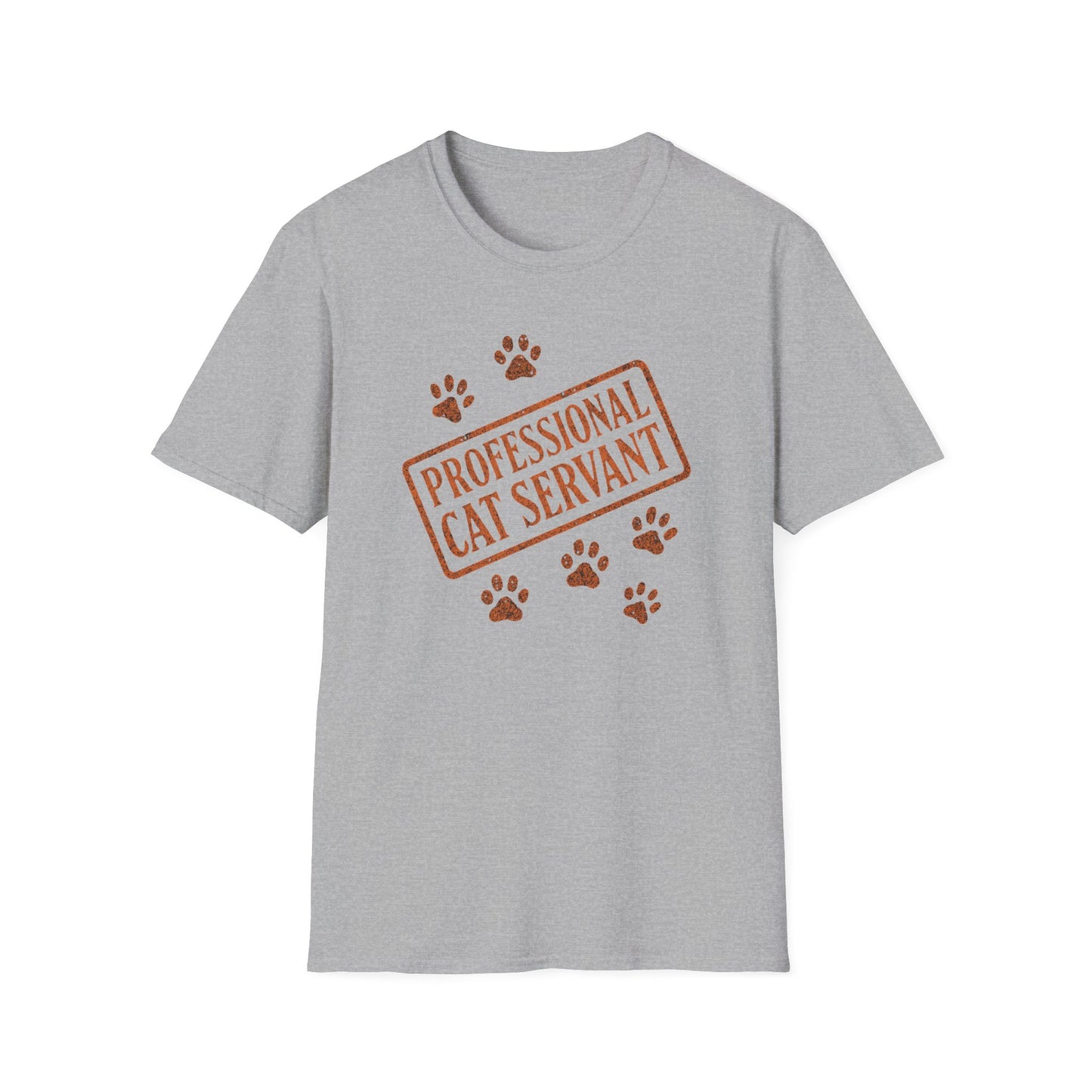 Professional cat servant T-shirt cat
