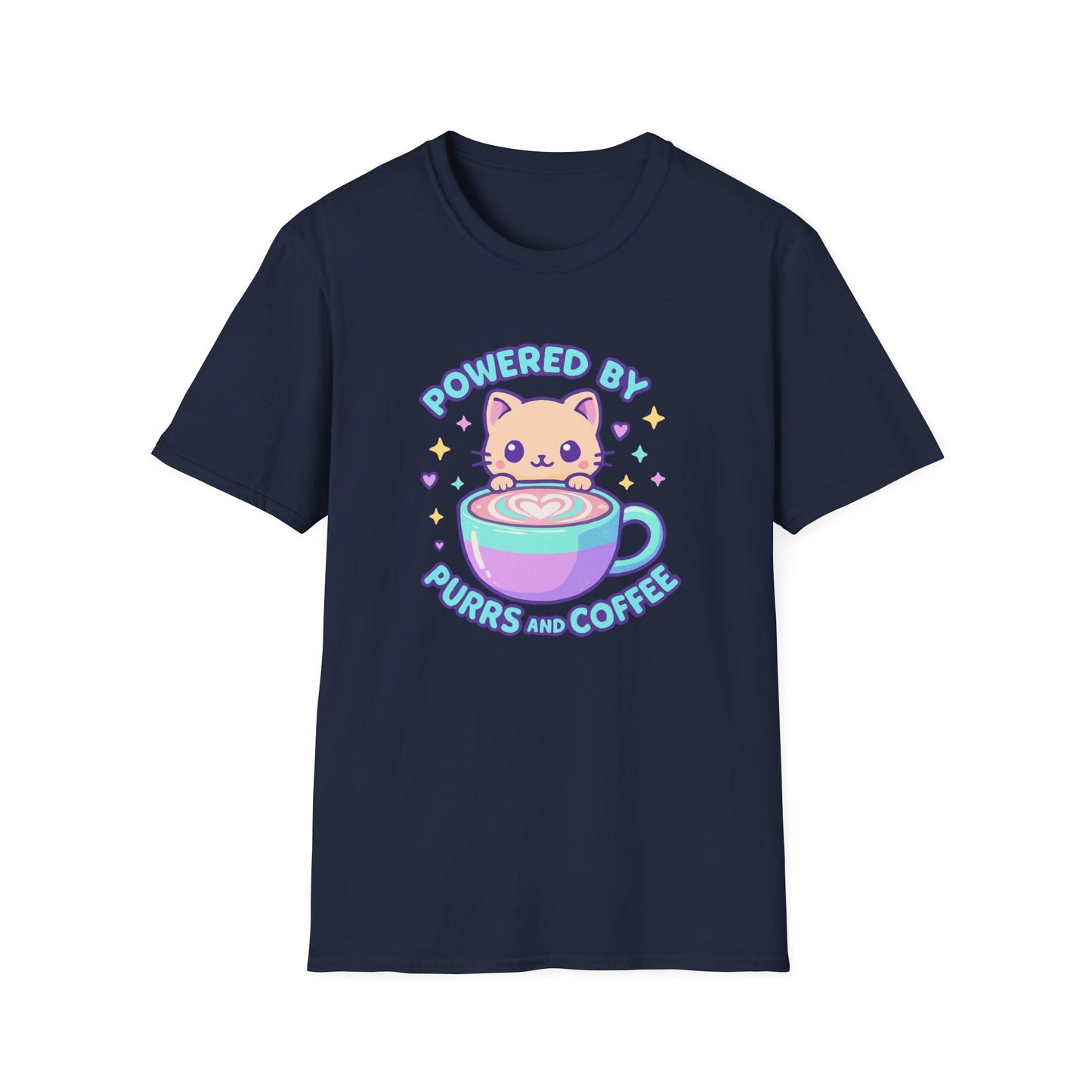 Cute purrs and coffee 2 cat T-shirt