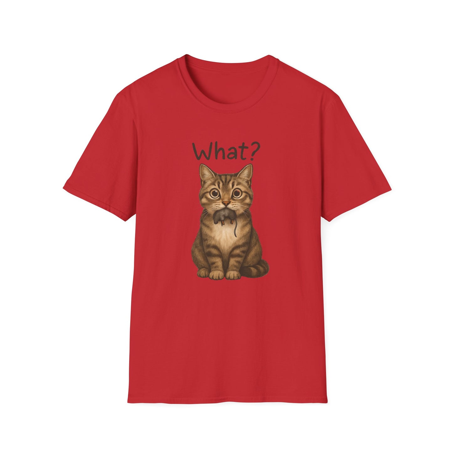 What? mouse cat T-shirt