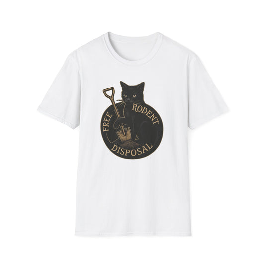Rodent disposal 2 cat T-shirt