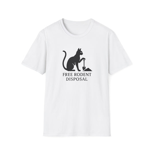 Free Rodent Disposal cat T-shirt