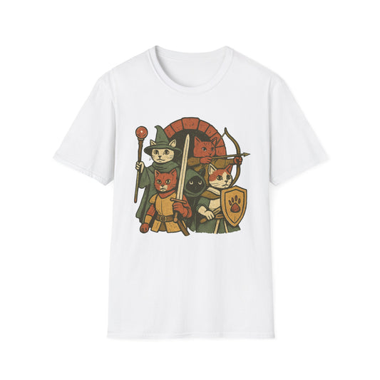 Cat DnD party cat T-shirt