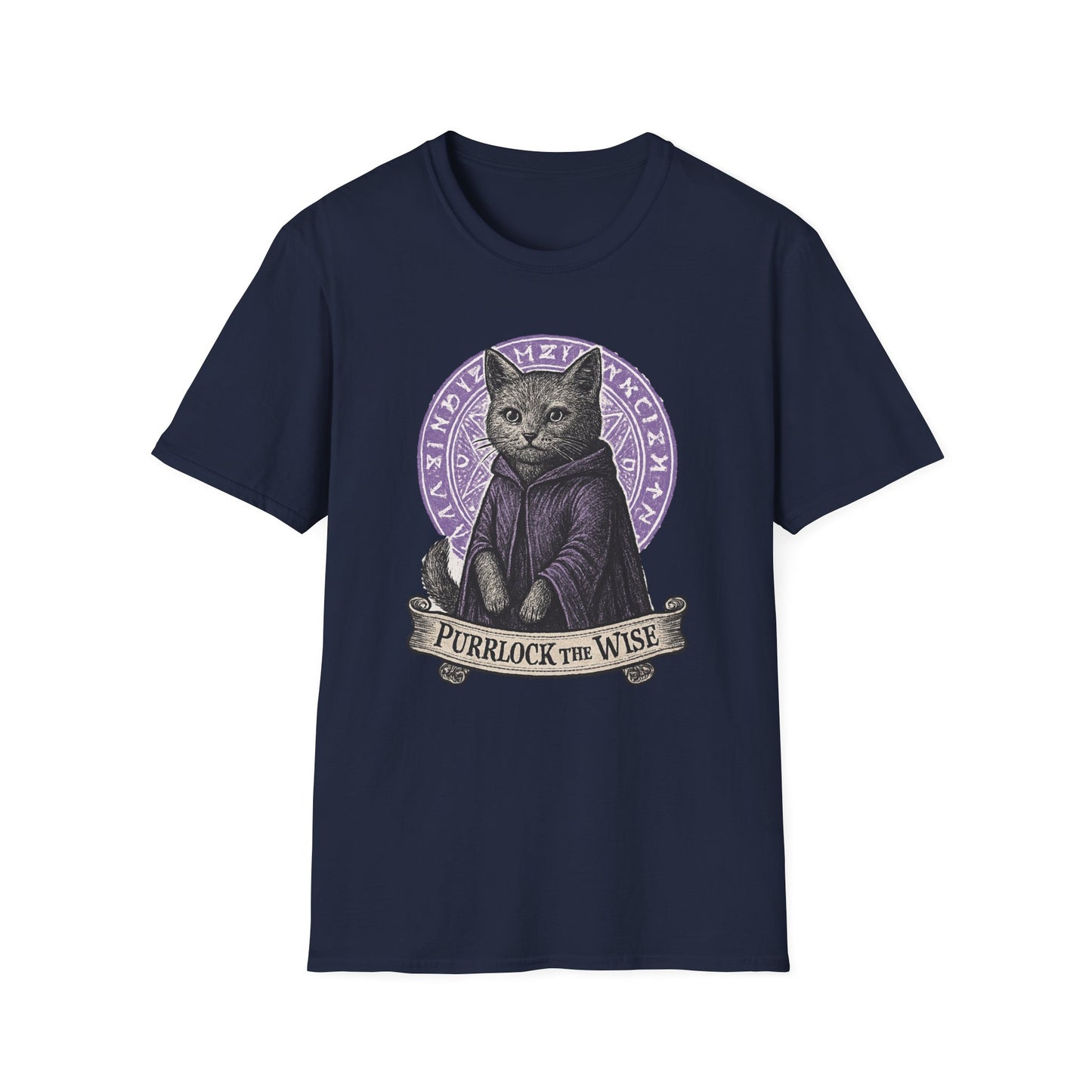 Purrlock cat T-shirt