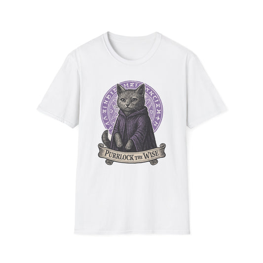 Purrlock cat T-shirt
