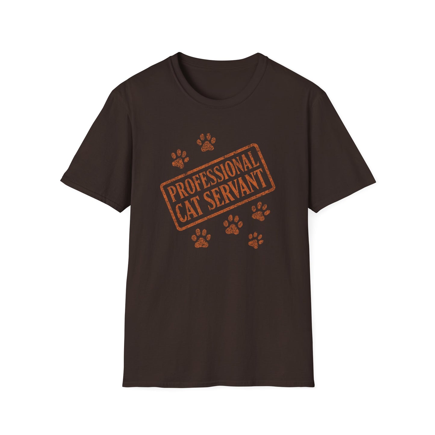 Professional cat servant T-shirt cat