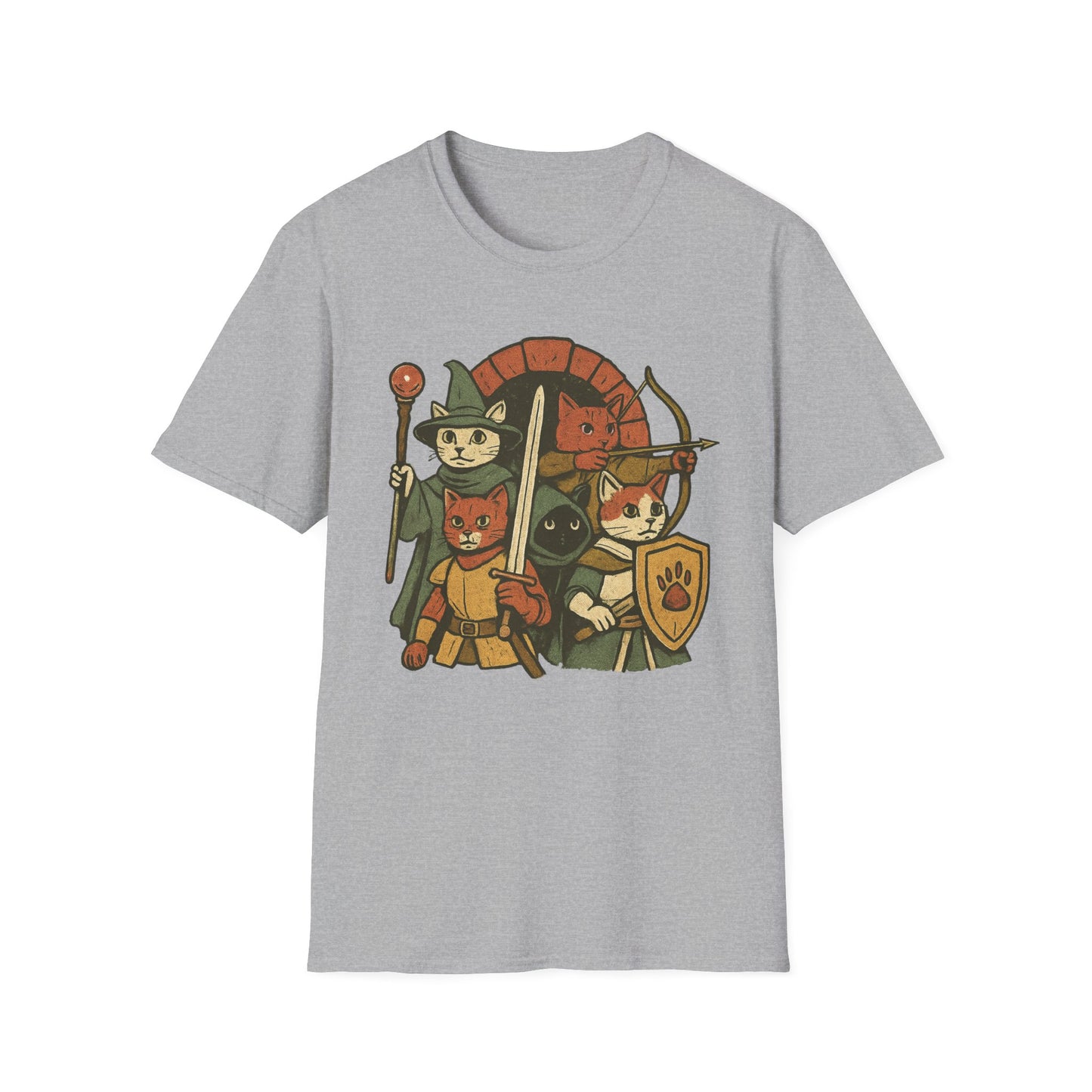 Cat DnD party cat T-shirt