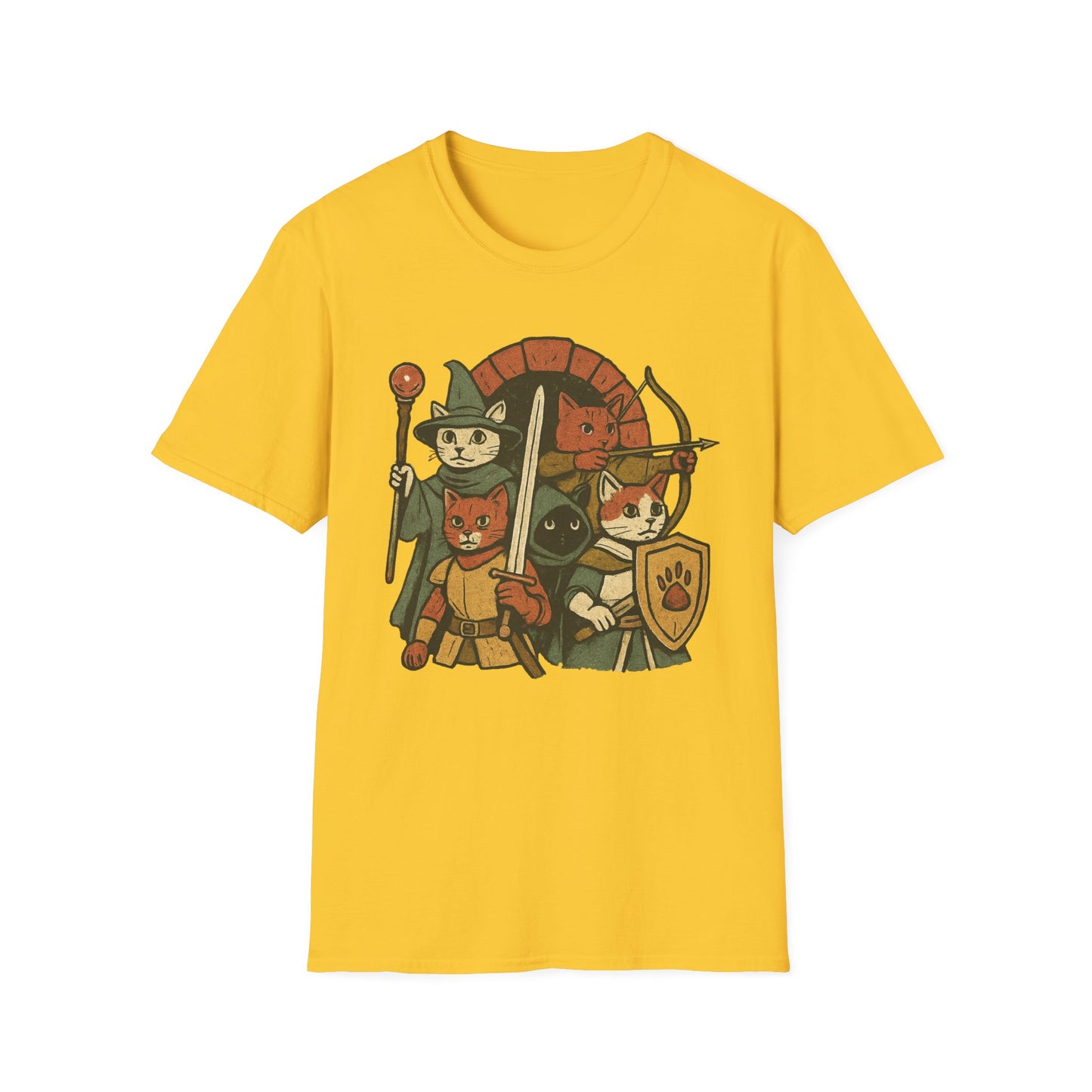 Cat DnD party cat T-shirt